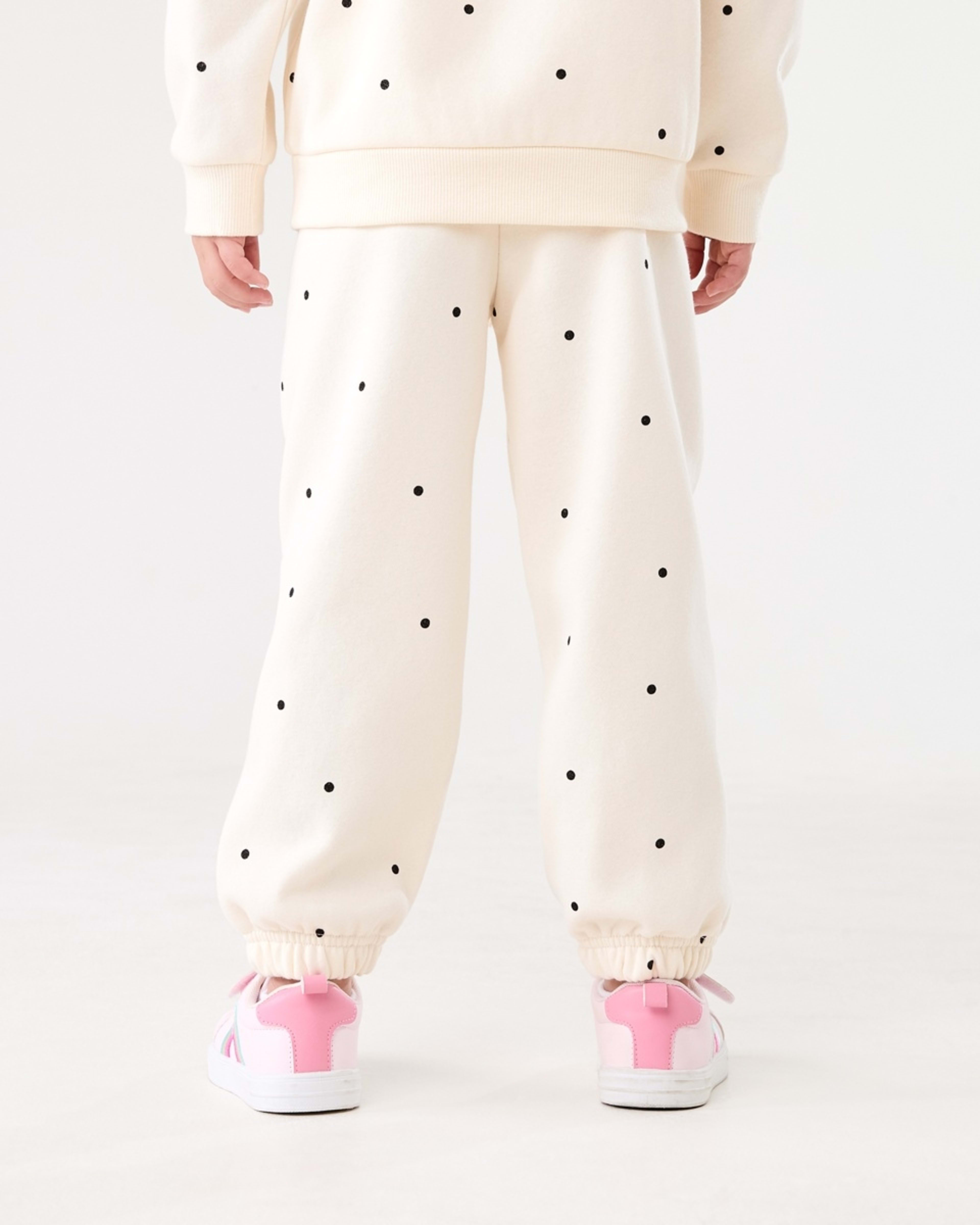 2 Balloon Trackpants HAIL GLITTER SPOTS BUTTER BEIGE, 2 of 6