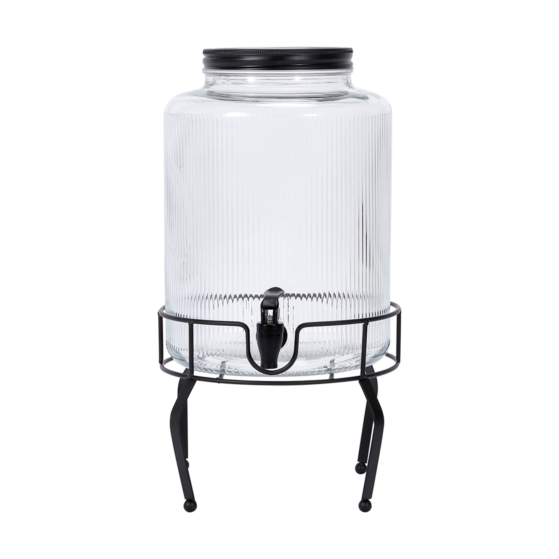 Embossed Line Drink Dispenser with Stand Kmart