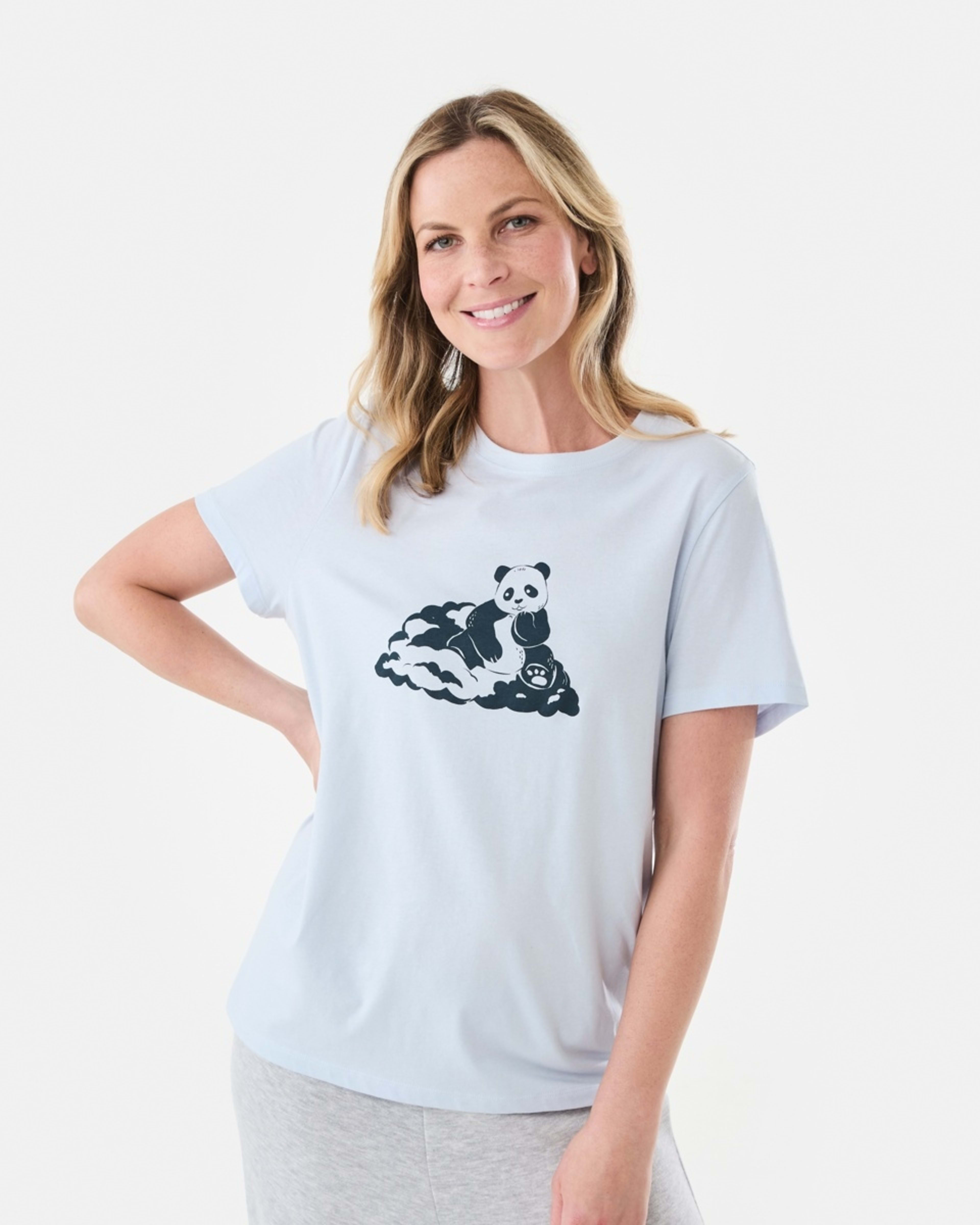 1 Printed T-shirt Panda Plp