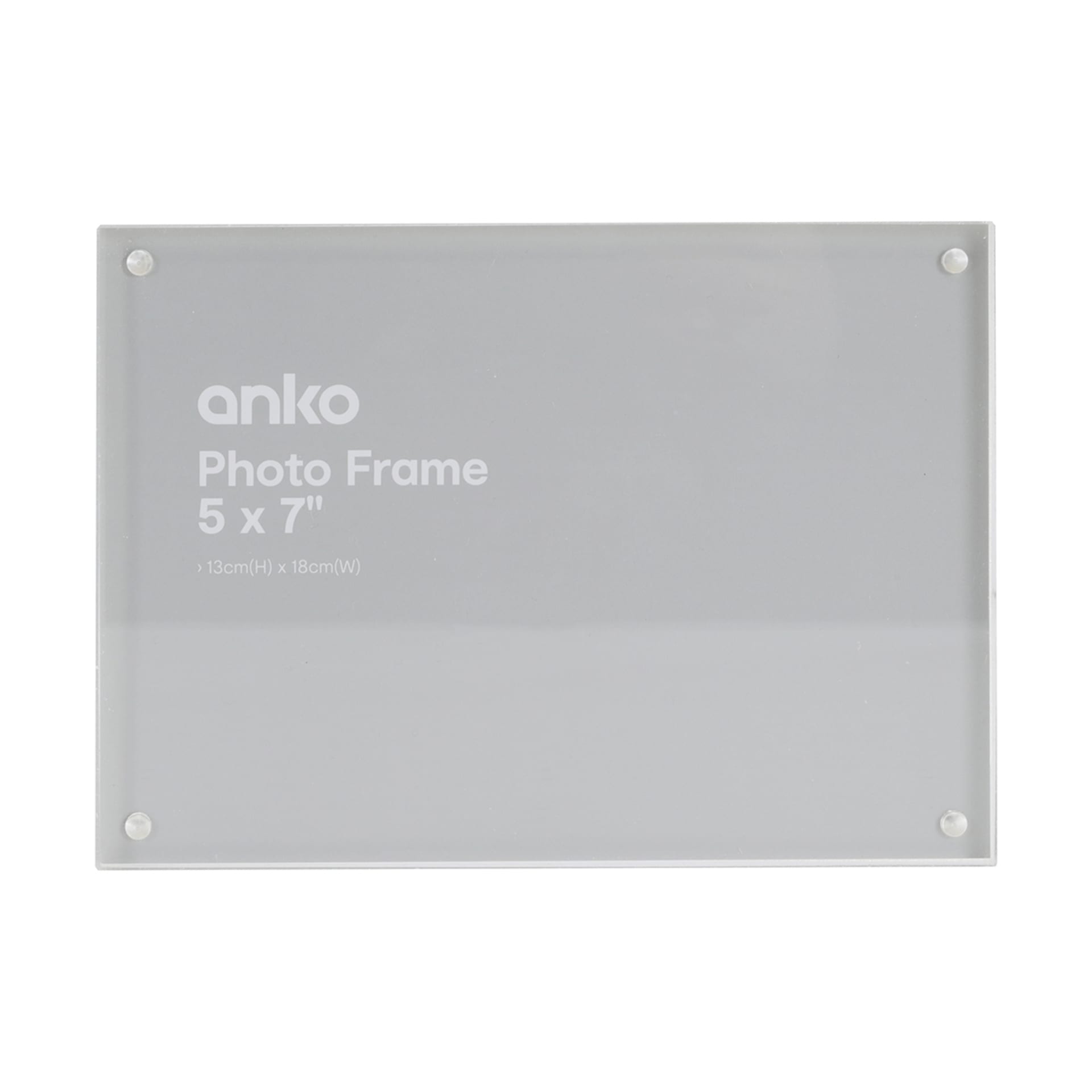 Acrylic Block Photo Frame 5in. x 7in. (13cm x 18cm) Kmart