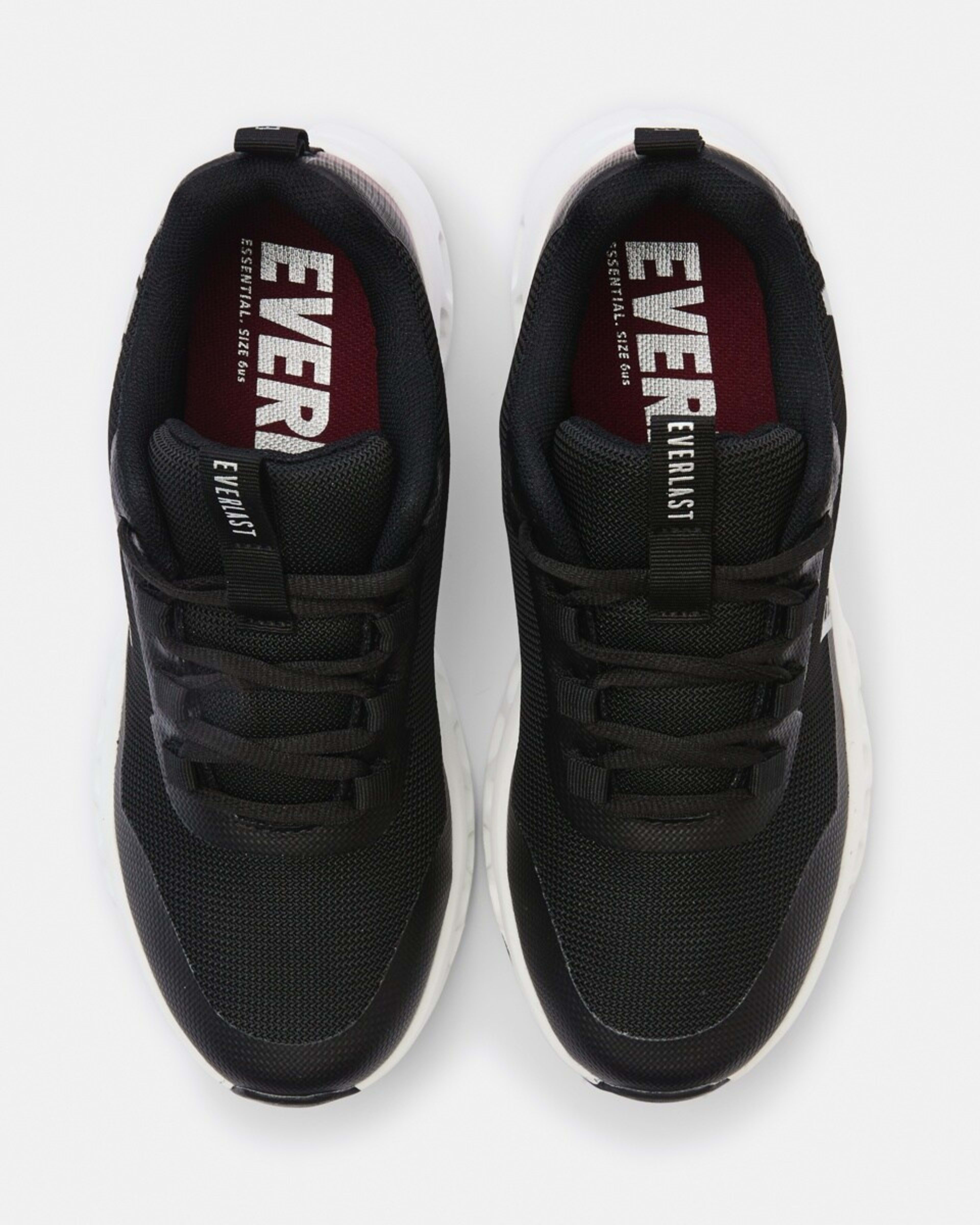 3 Everlast Womens Heartland Sneakers Blk Cherry, 3 of 5