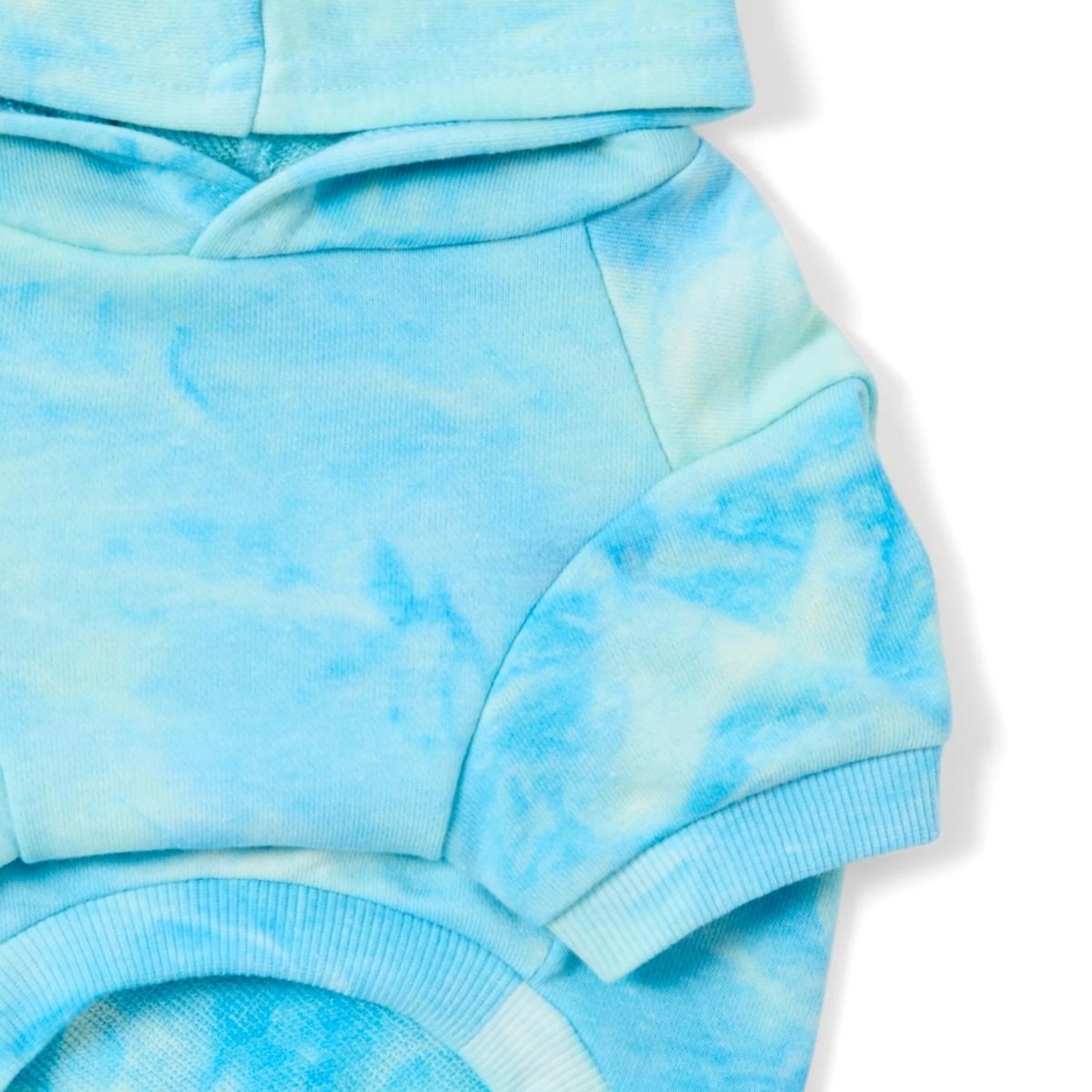 7 Pet Hoodie Tie Dye - Large, Blue, 7 of 10