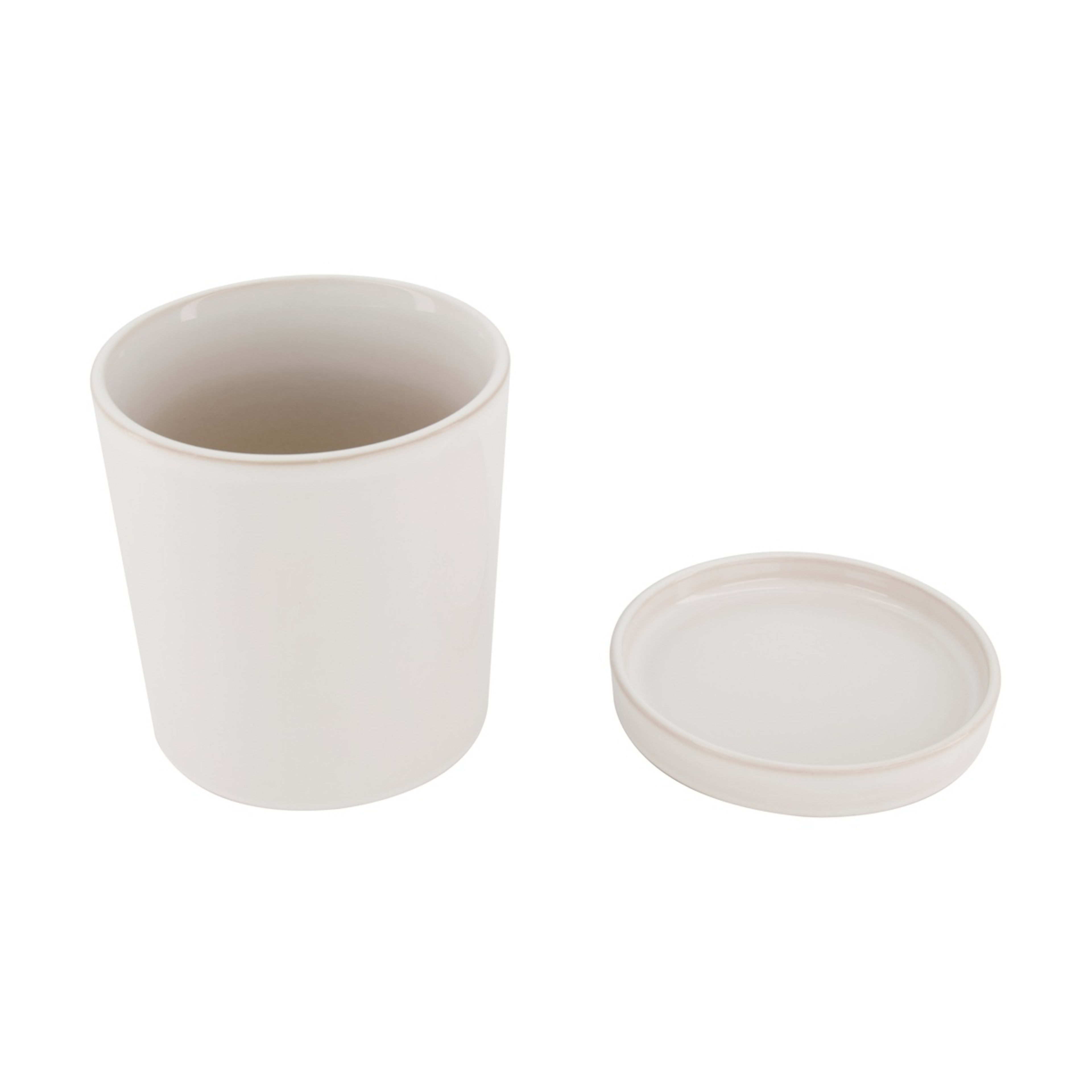 6 Pot with Saucer - White, 6 of 7
