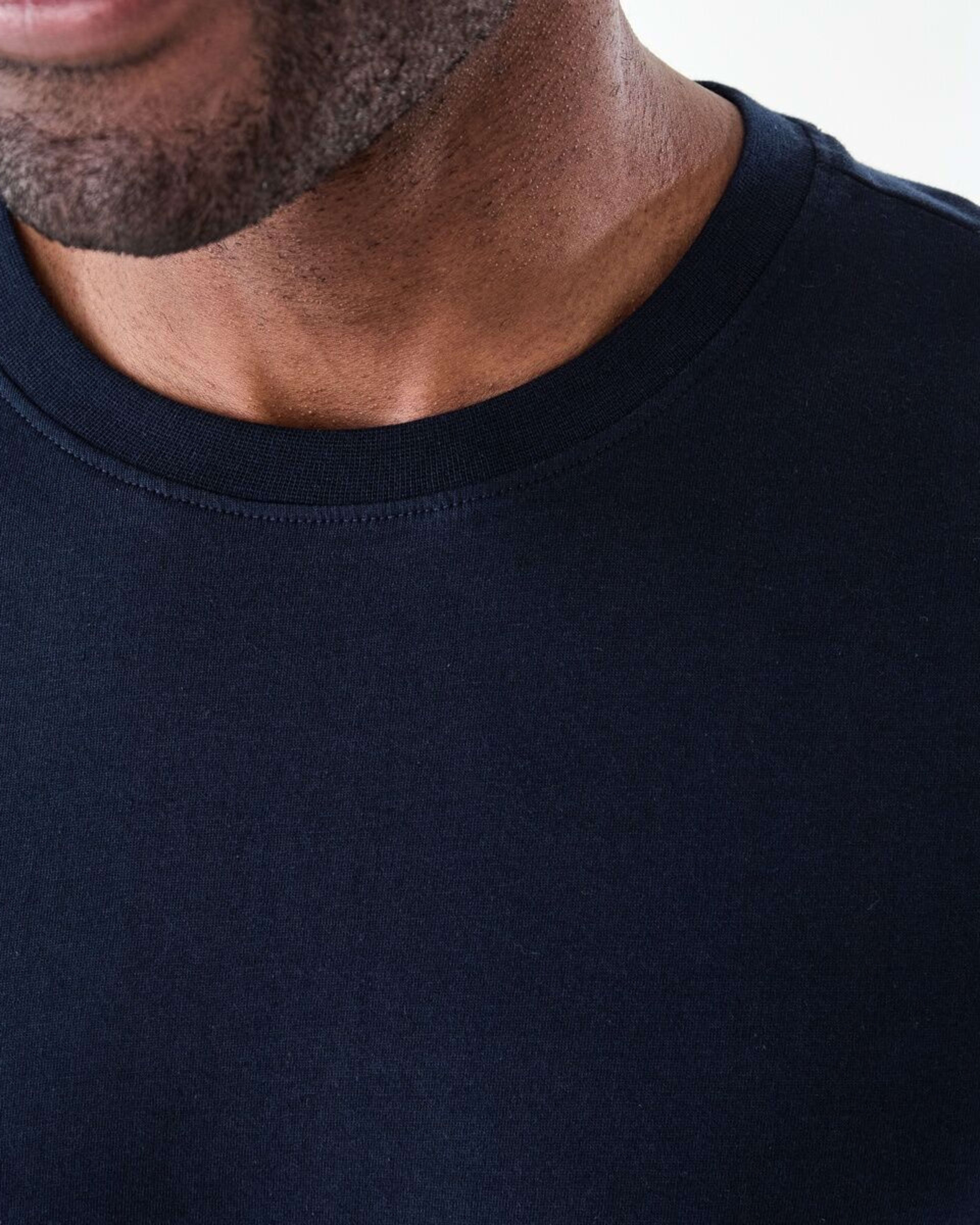 5 Australian Grown Cotton Longline T-shirt SKY CAPTAIN, 5 of 6