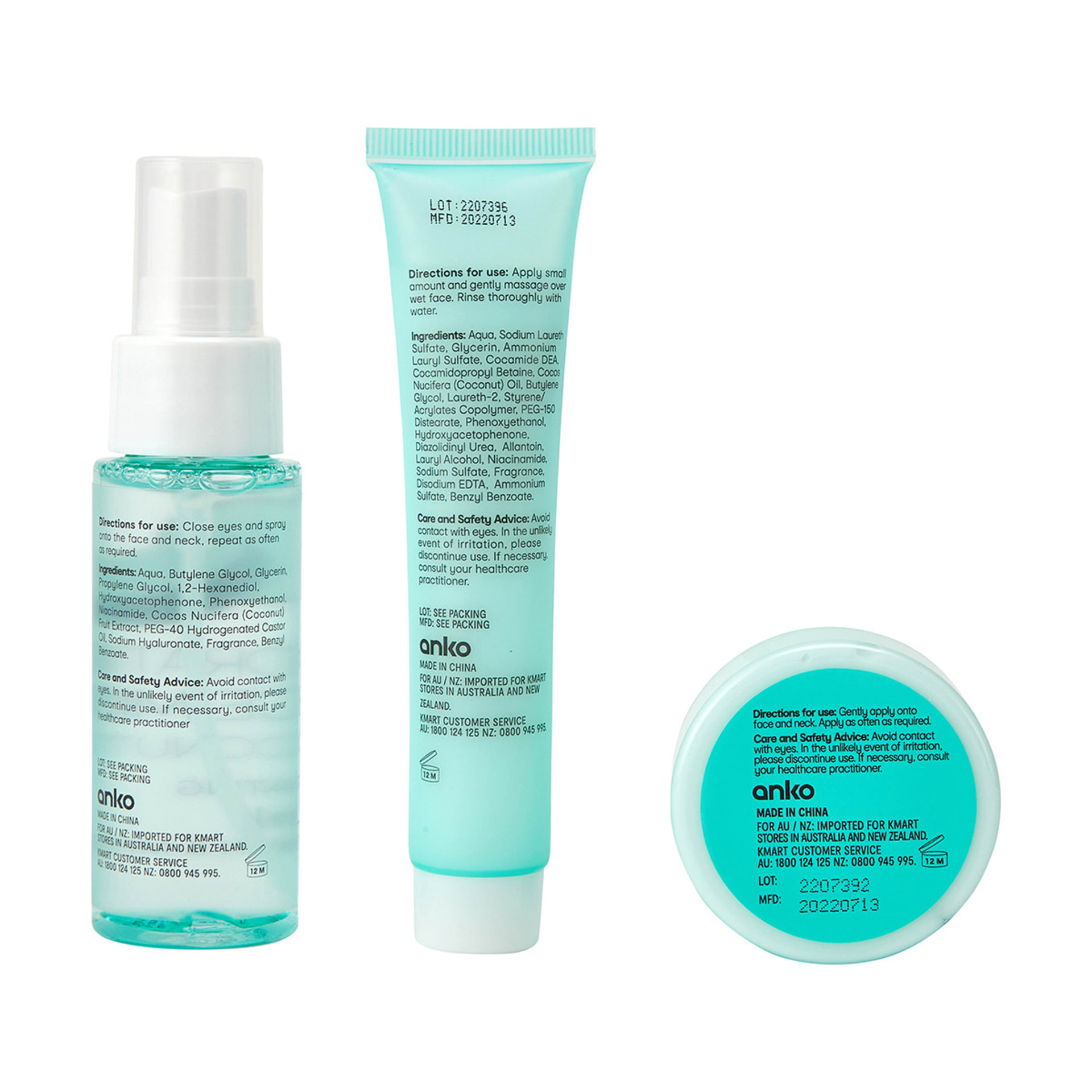 Superfruits Mini Skin Kit Coconut Kmart