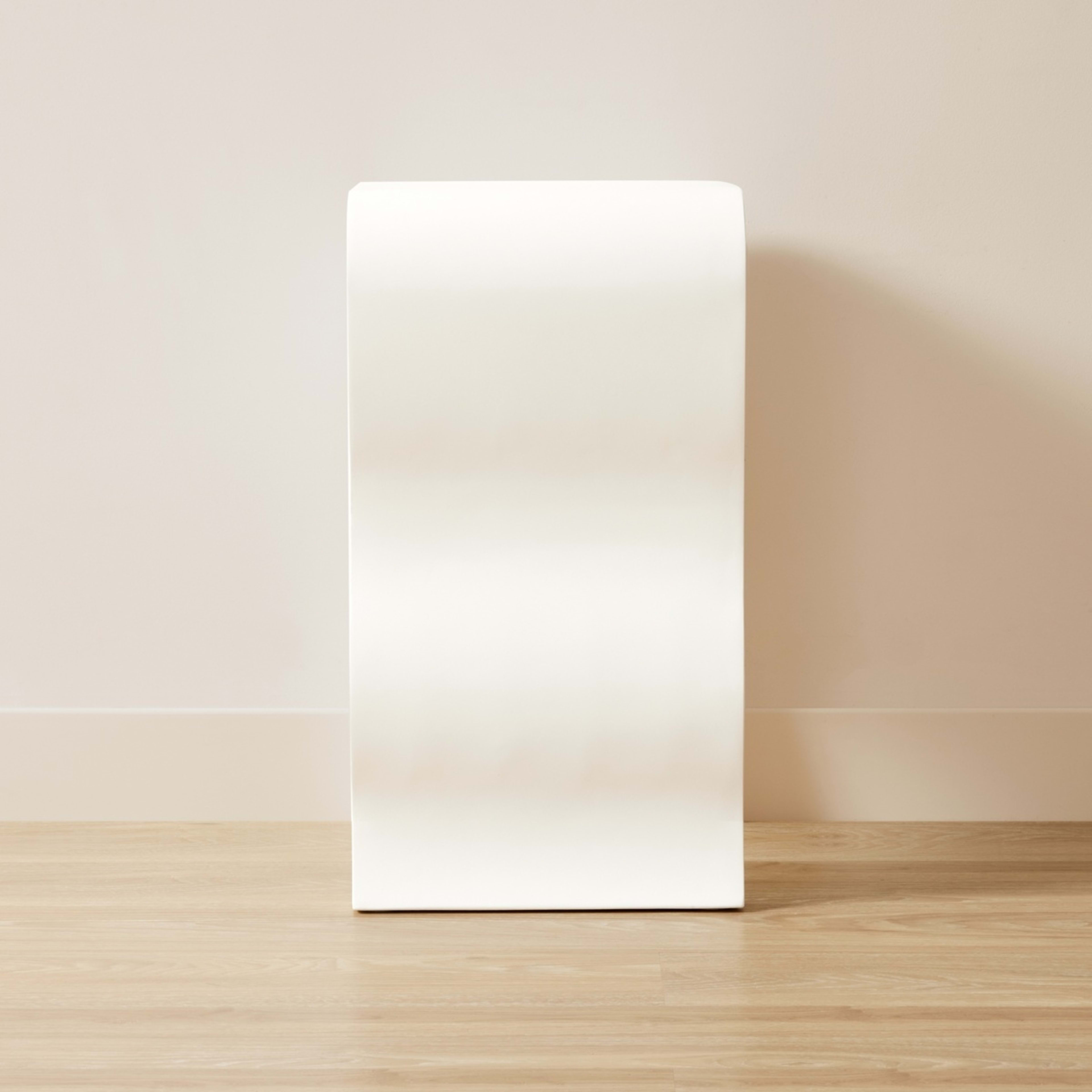 4 Wavy Bedside Table - White, 4 of 6
