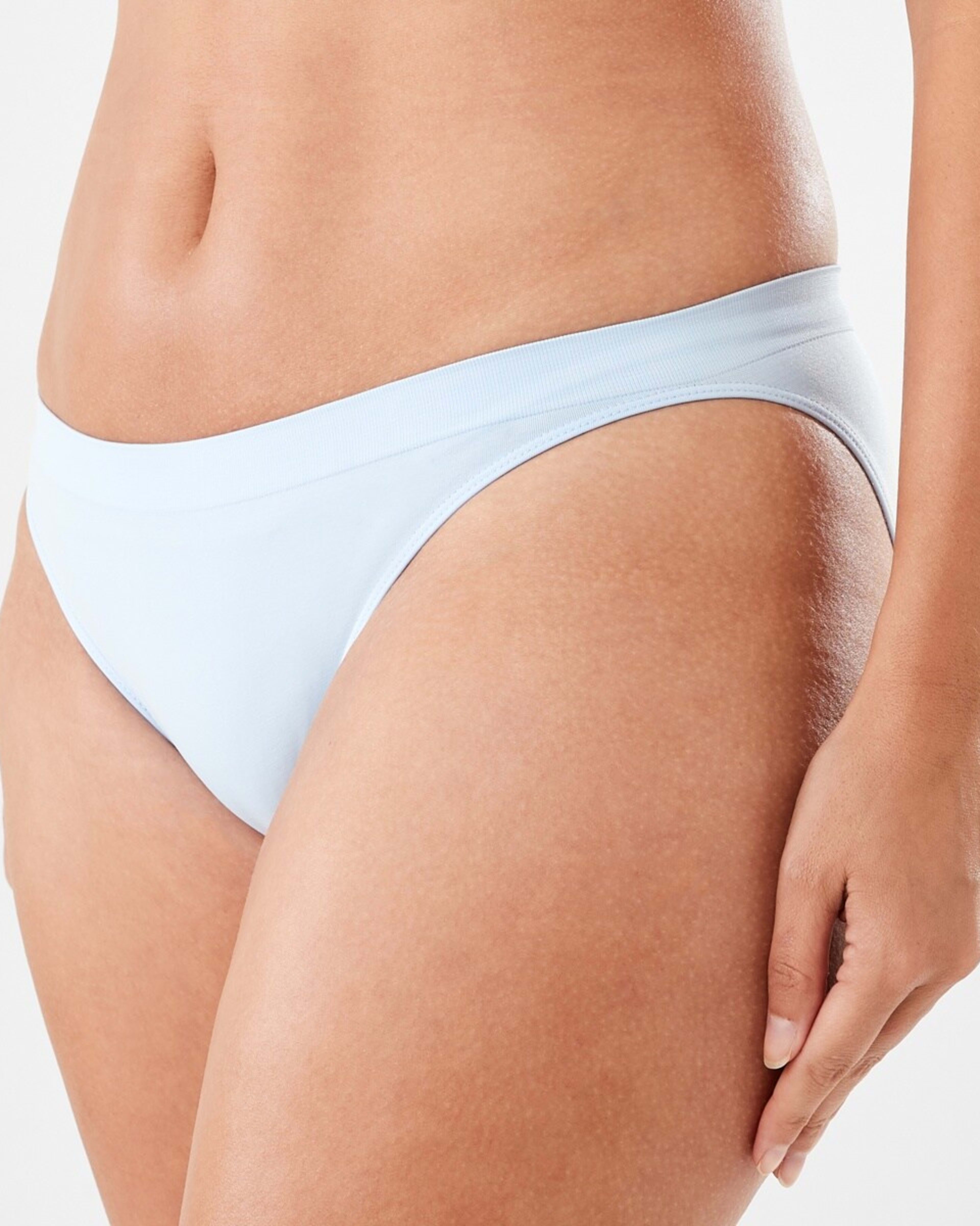 2 Ultra Smooth Seamfree Bikini Briefs WINDY BLUE, 2 of 4