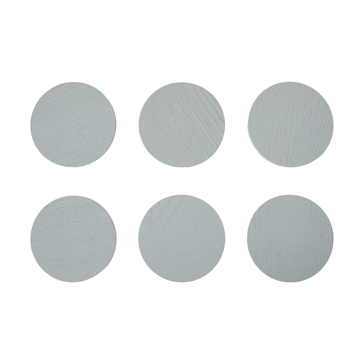 Set of 6 Grey Coasters Kmart