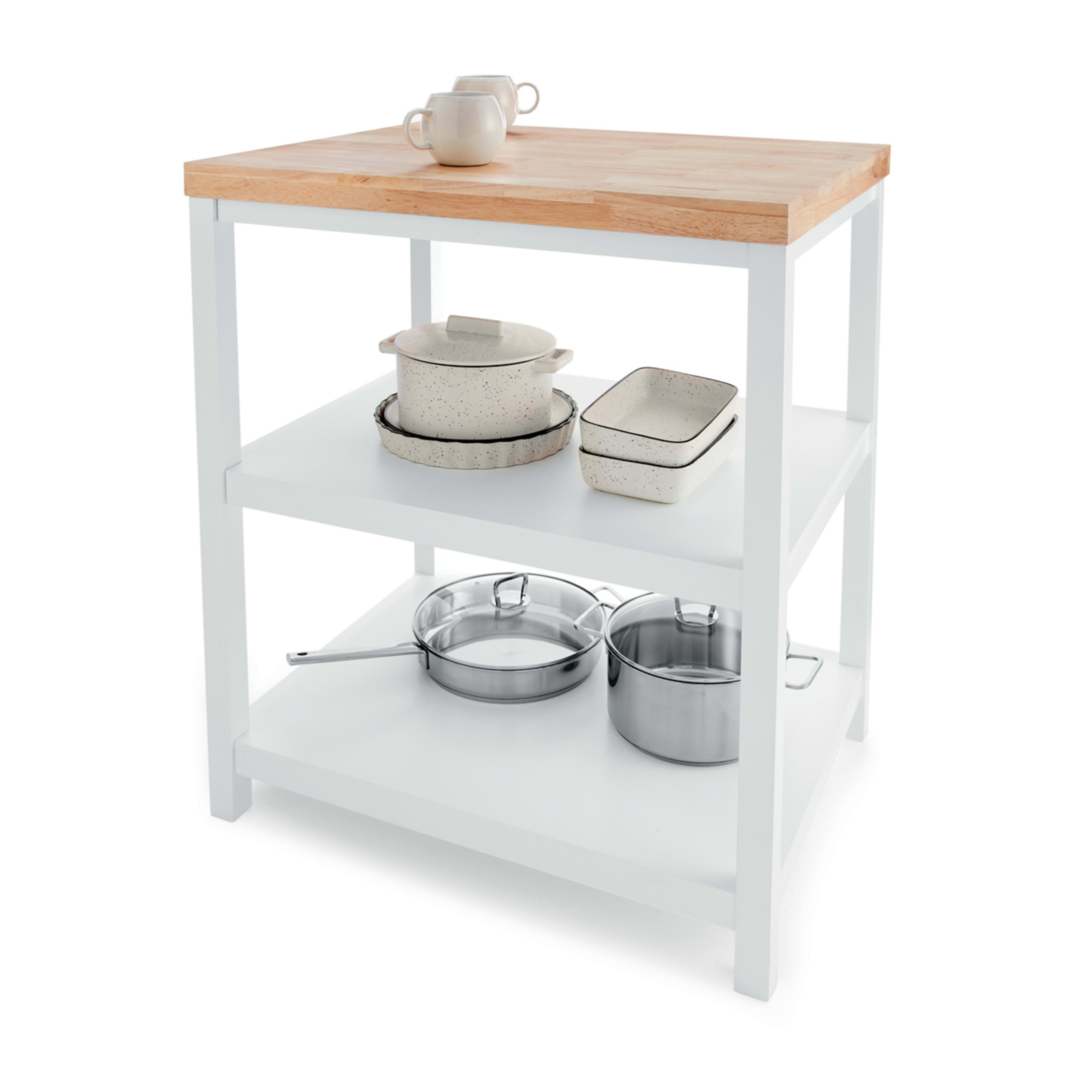 7 White Kitchen Island, 7 of 7