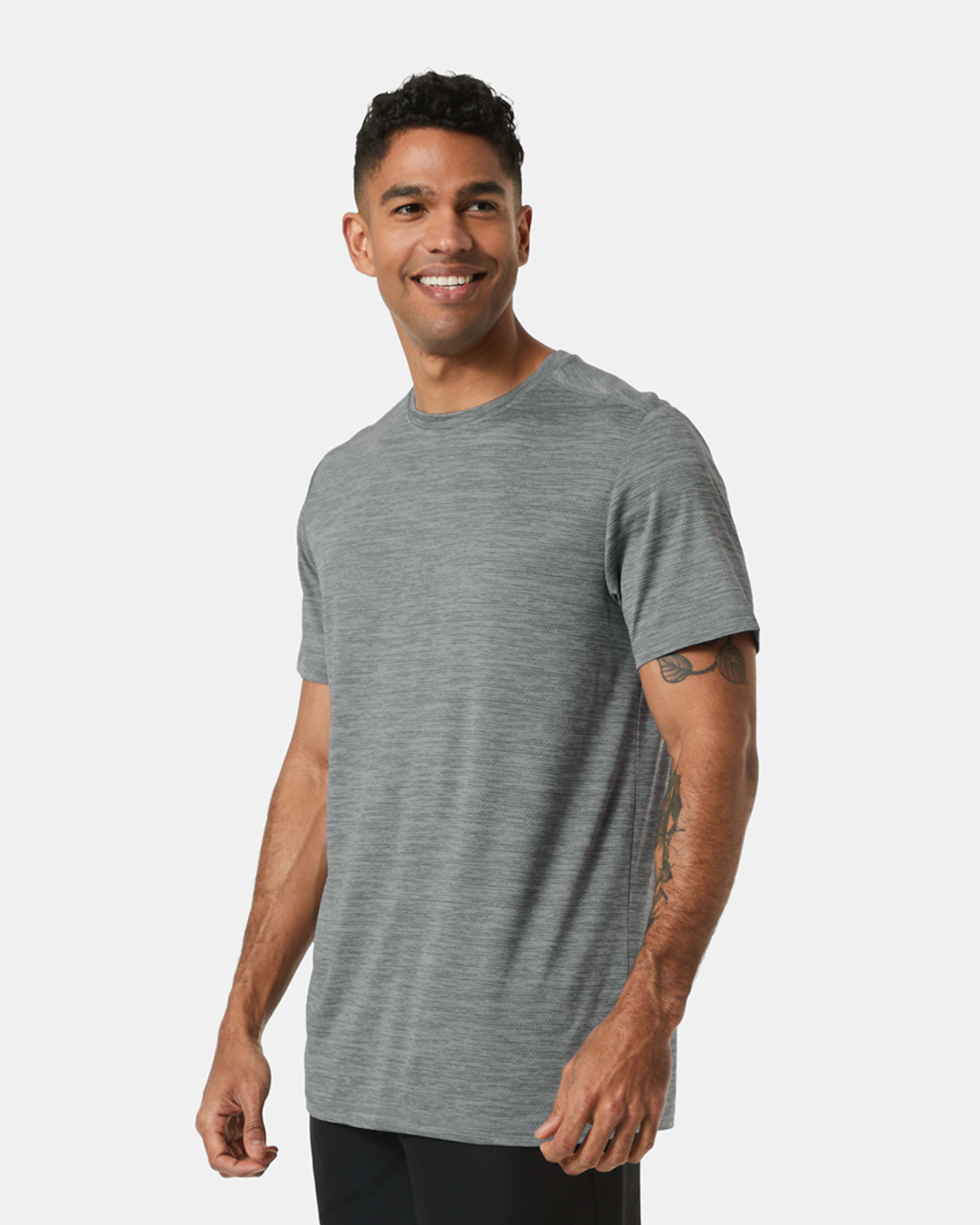 Active Mens Crew Neck Cationic T-shirt - Kmart
