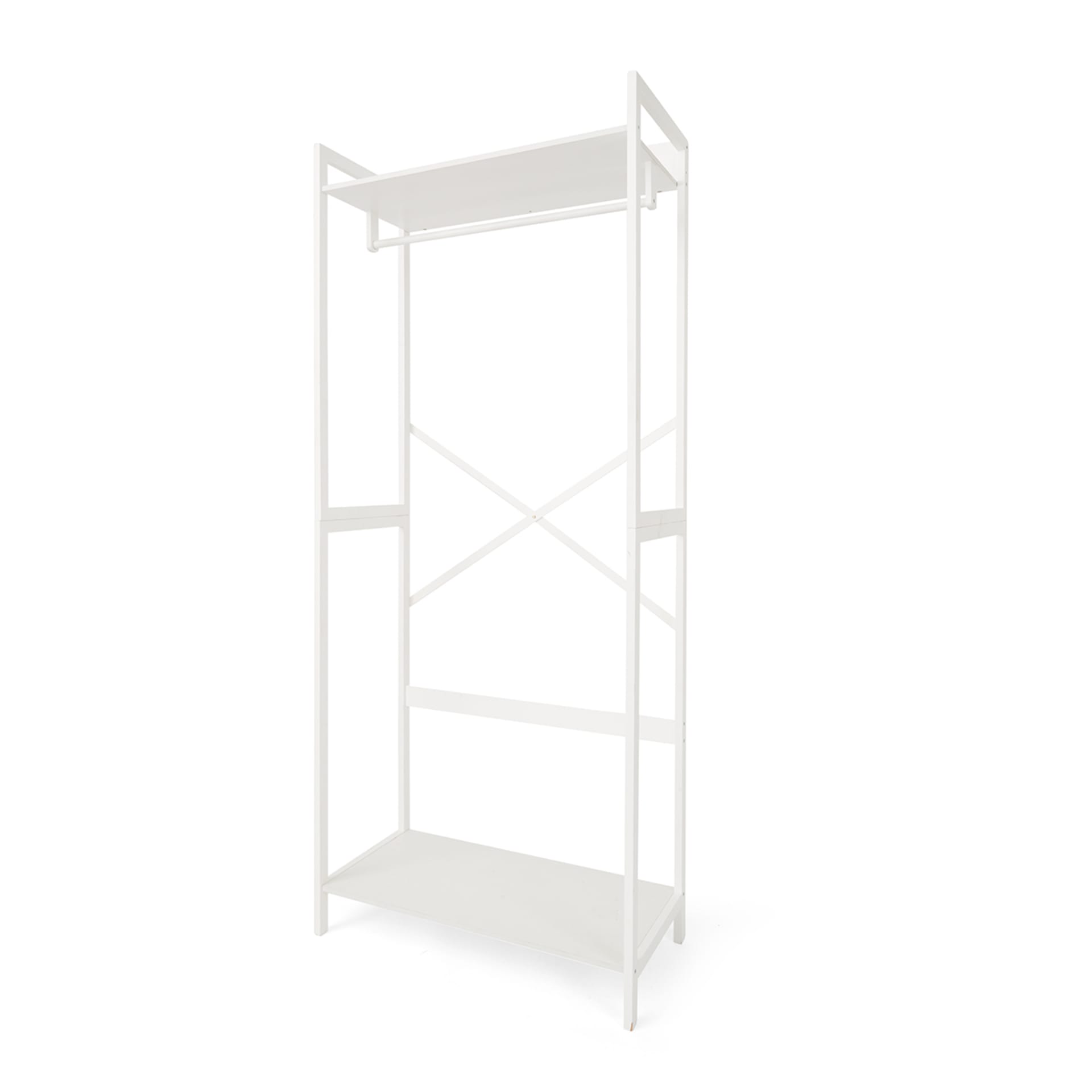 White Bamboo Garment Rack Kmart