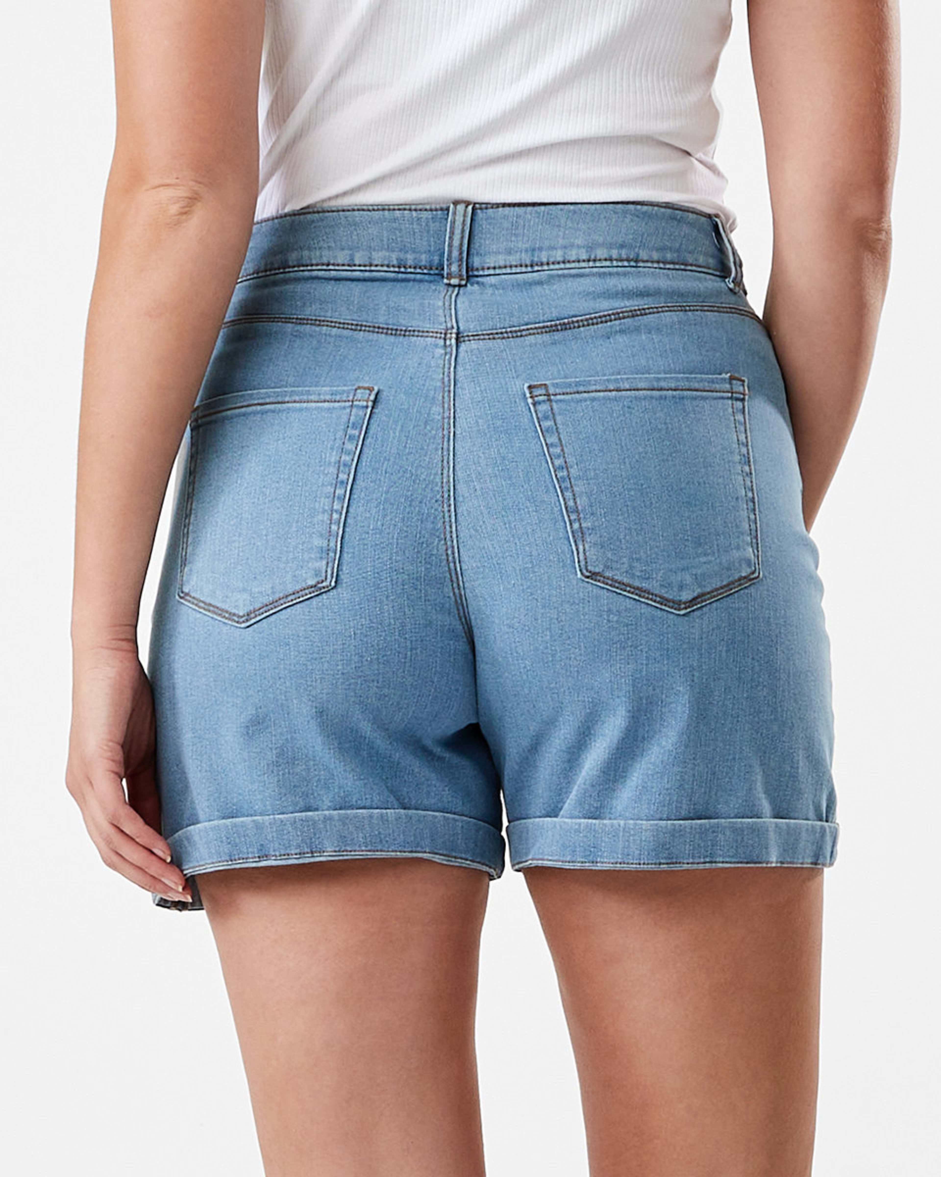 Denim Midi Shorts Kmart