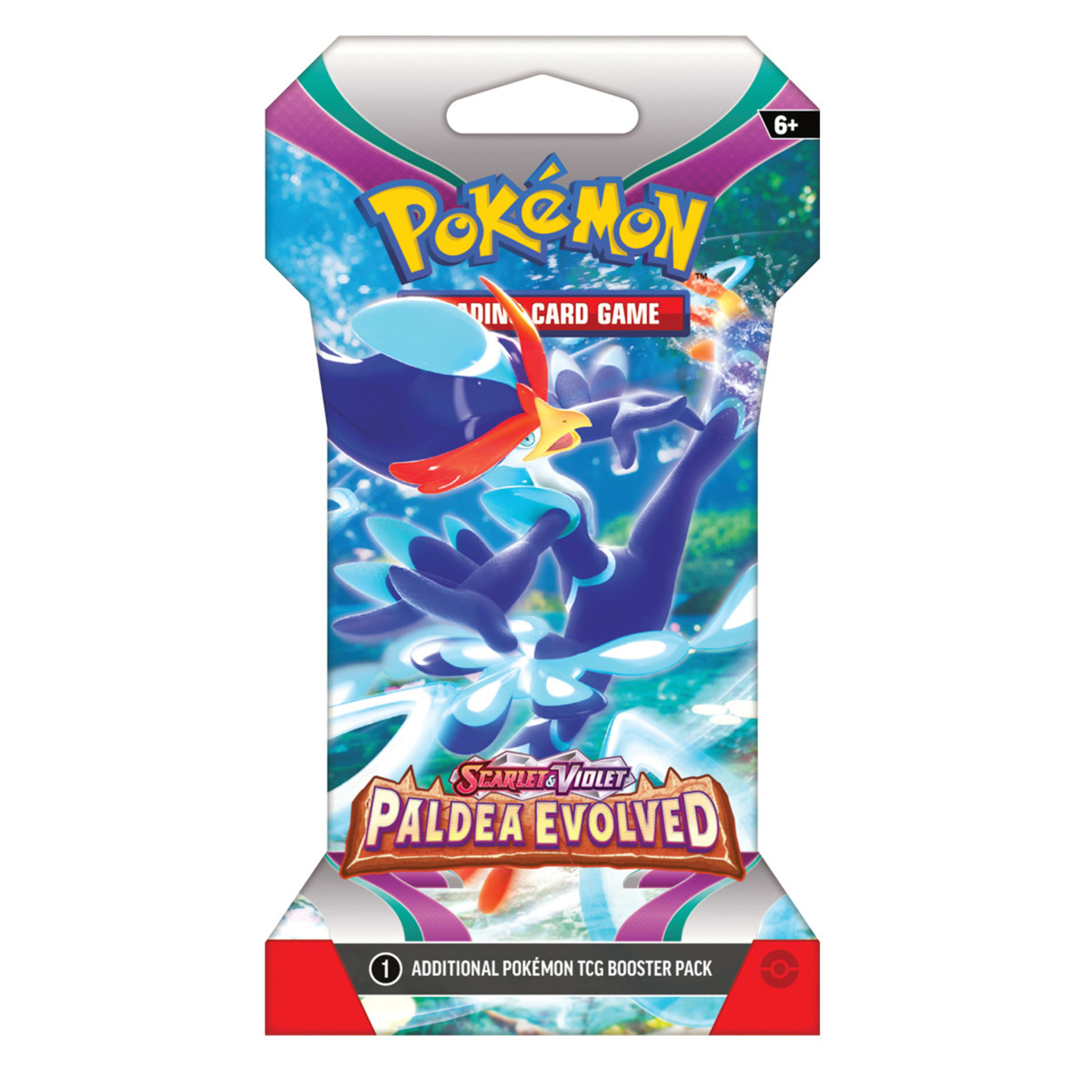 4 Pokemon Trading Card Game: Scarlet & Violet Paldea Evolved Blister Pack - Assorted, 4 of 6