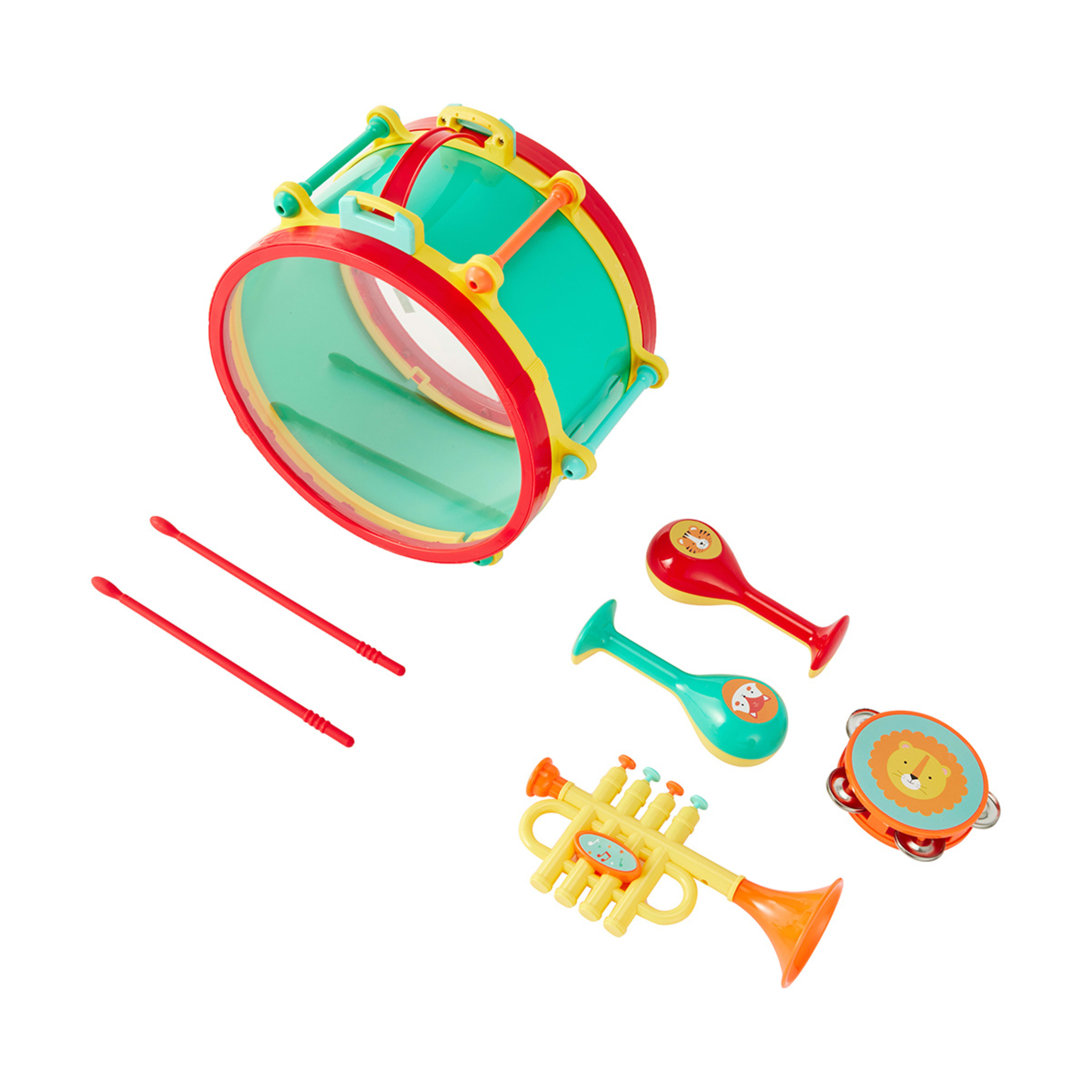 1 7 Piece Party Drum Set, 1 of 10