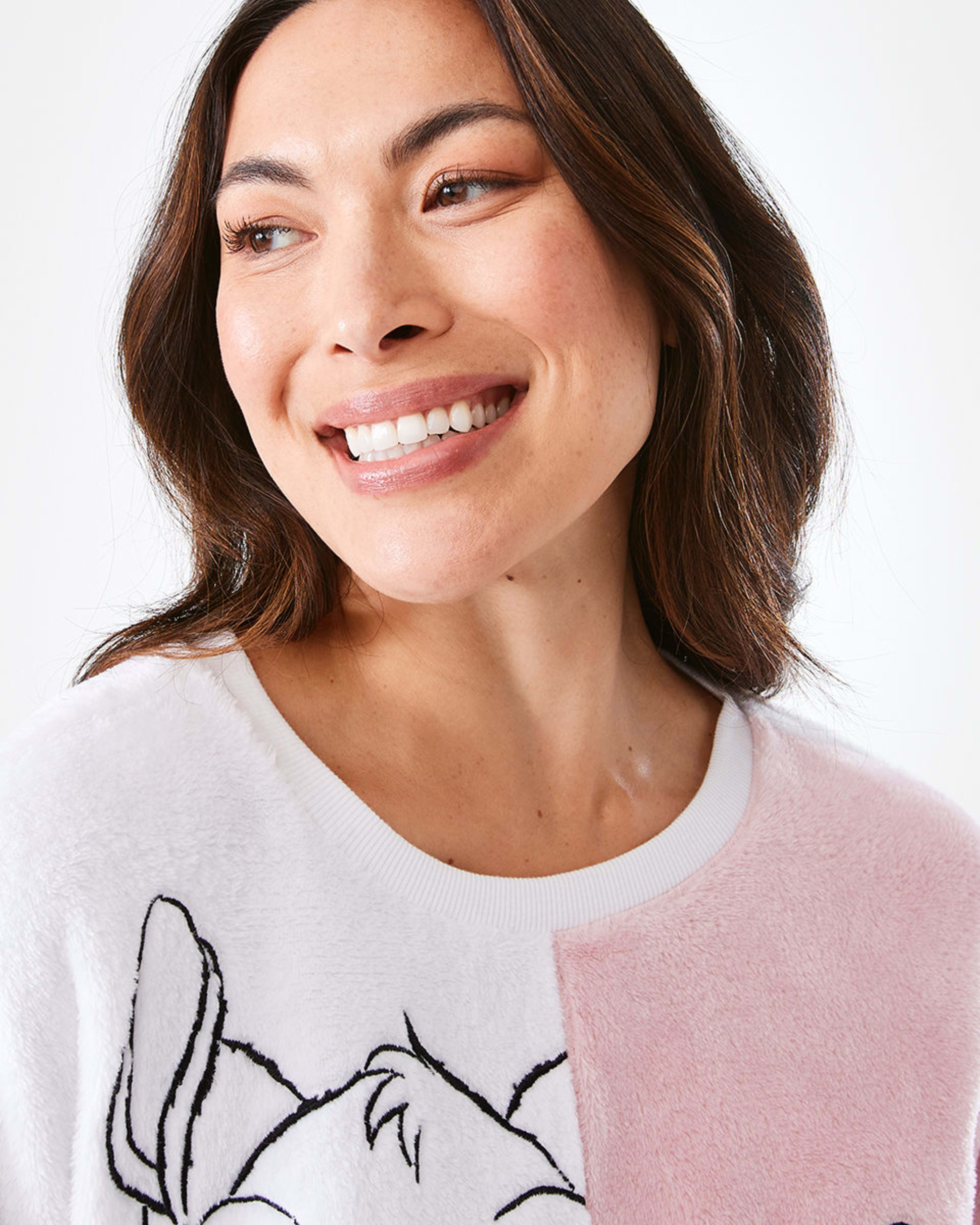 Long Sleeve Fleece Top and Pants License Pyjama Set Kmart