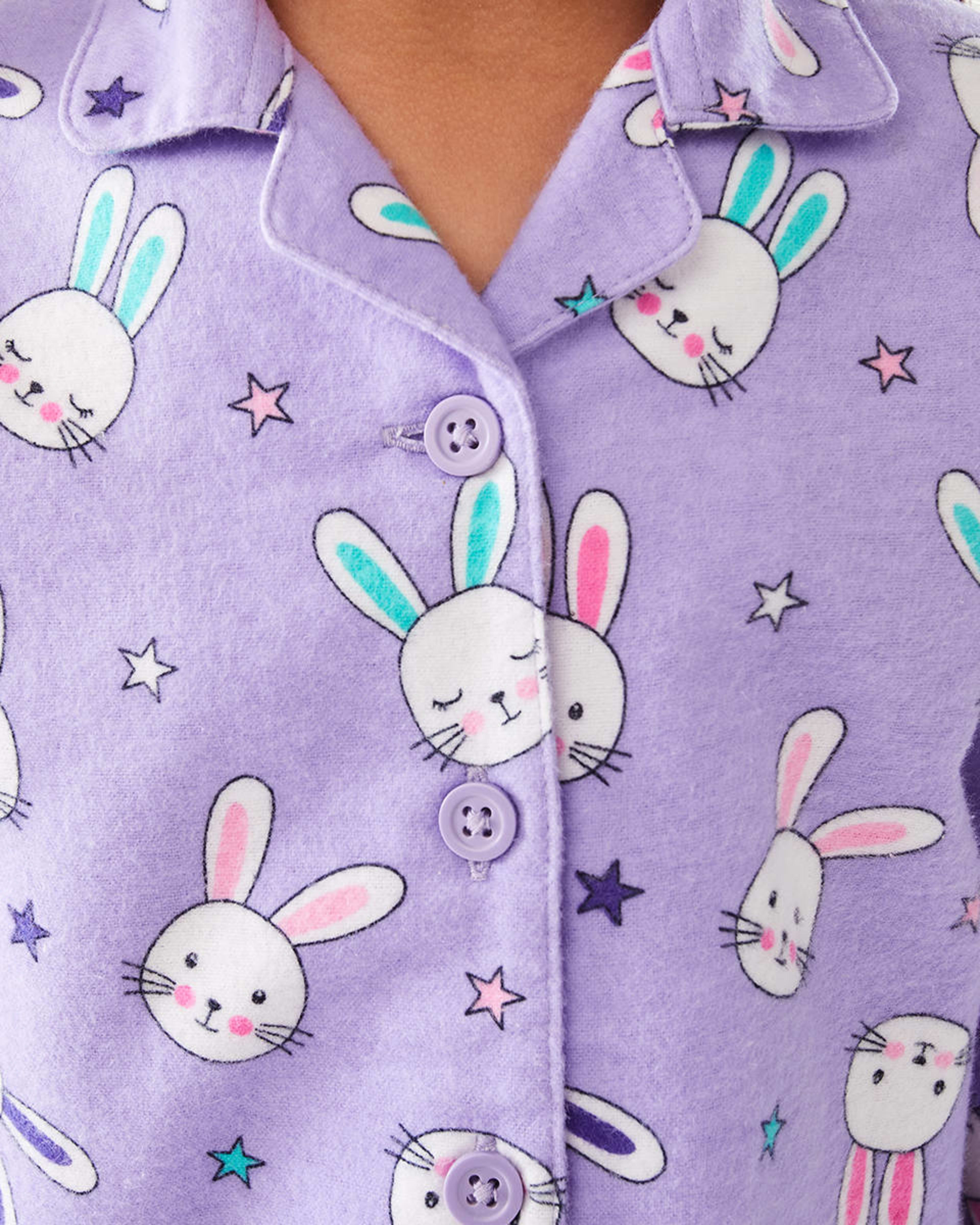 4 Flannelette Pyjama Set Bunny, 4 of 9