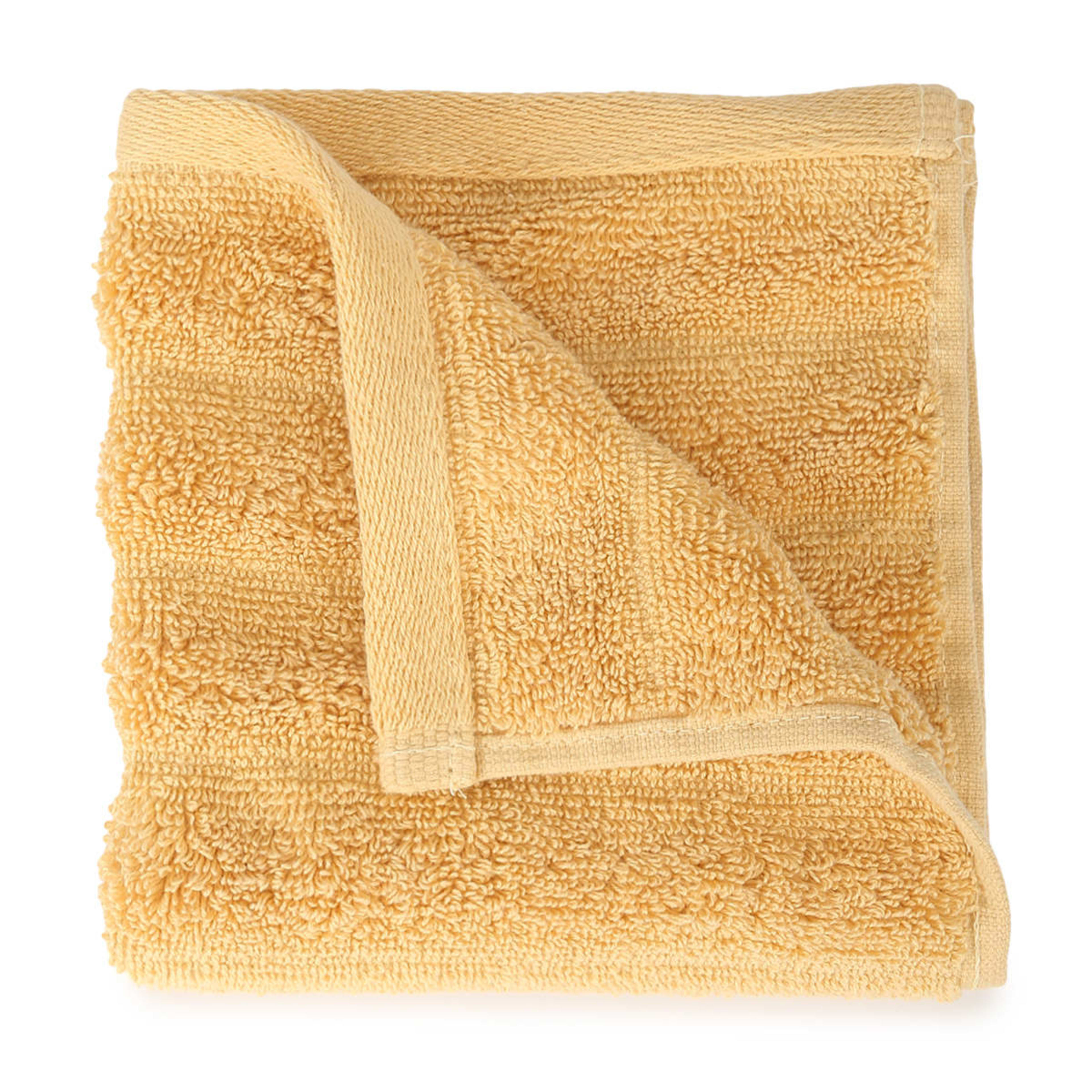 1 Thick Ribbed Australian Cotton Face Washer - Wheat, 1 of 4