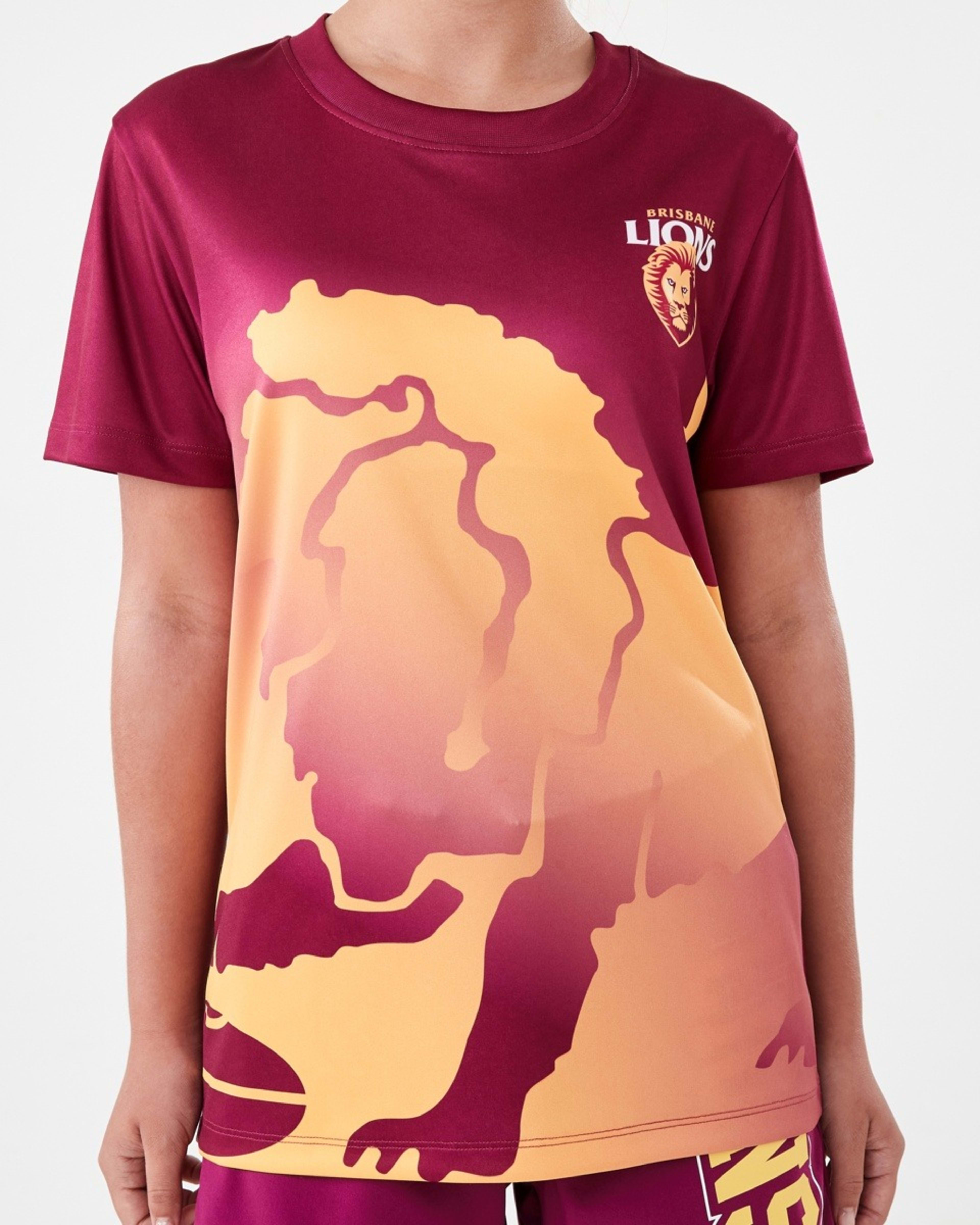 6 Official AFL Kids Training T-shirt Brisbane, 6 of 10