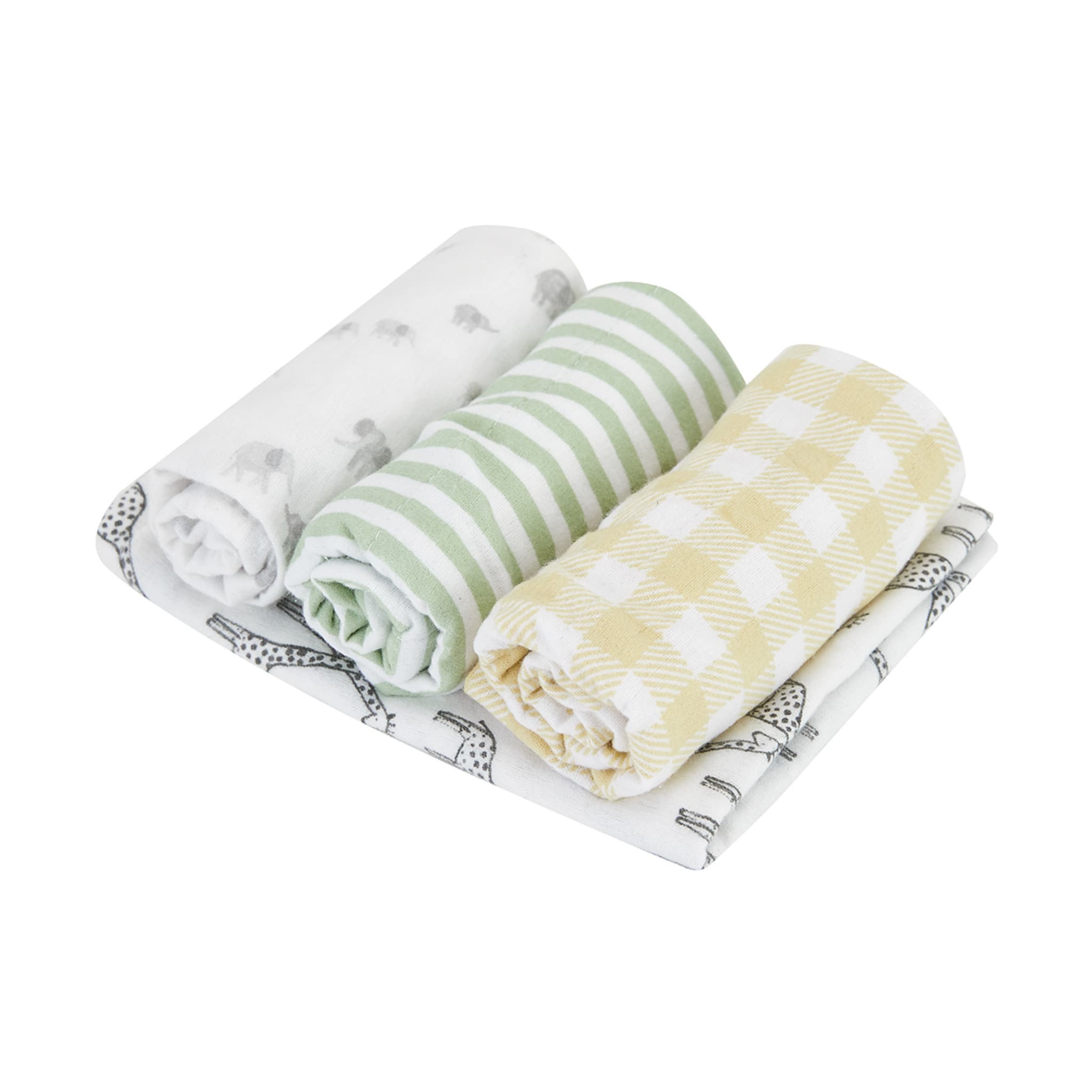 4 Pack Organic Cotton Burping Cloths Kmart