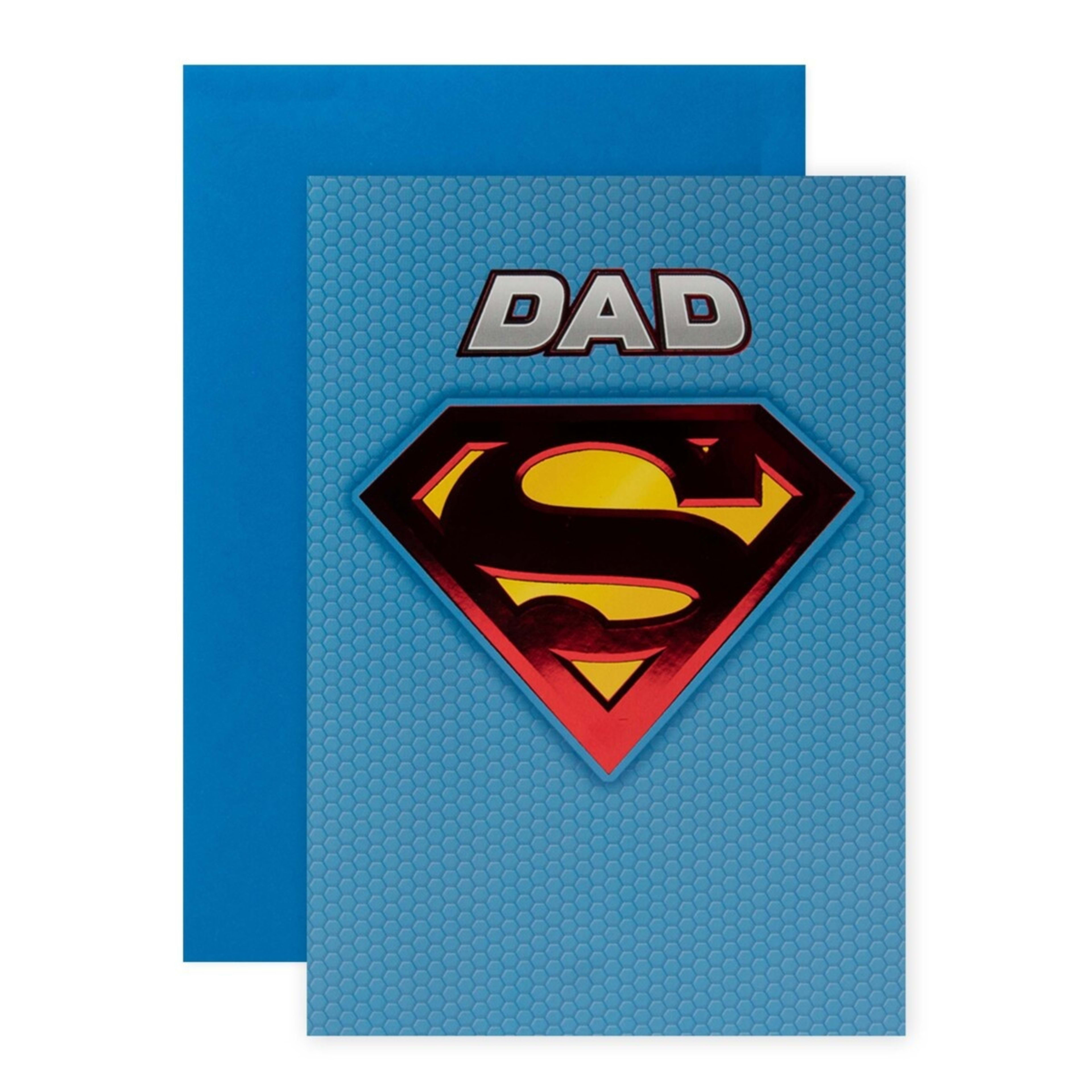 1 Connections from Hallmark DC Comics Superman Birthday Card For Dad - Truly Amazing
