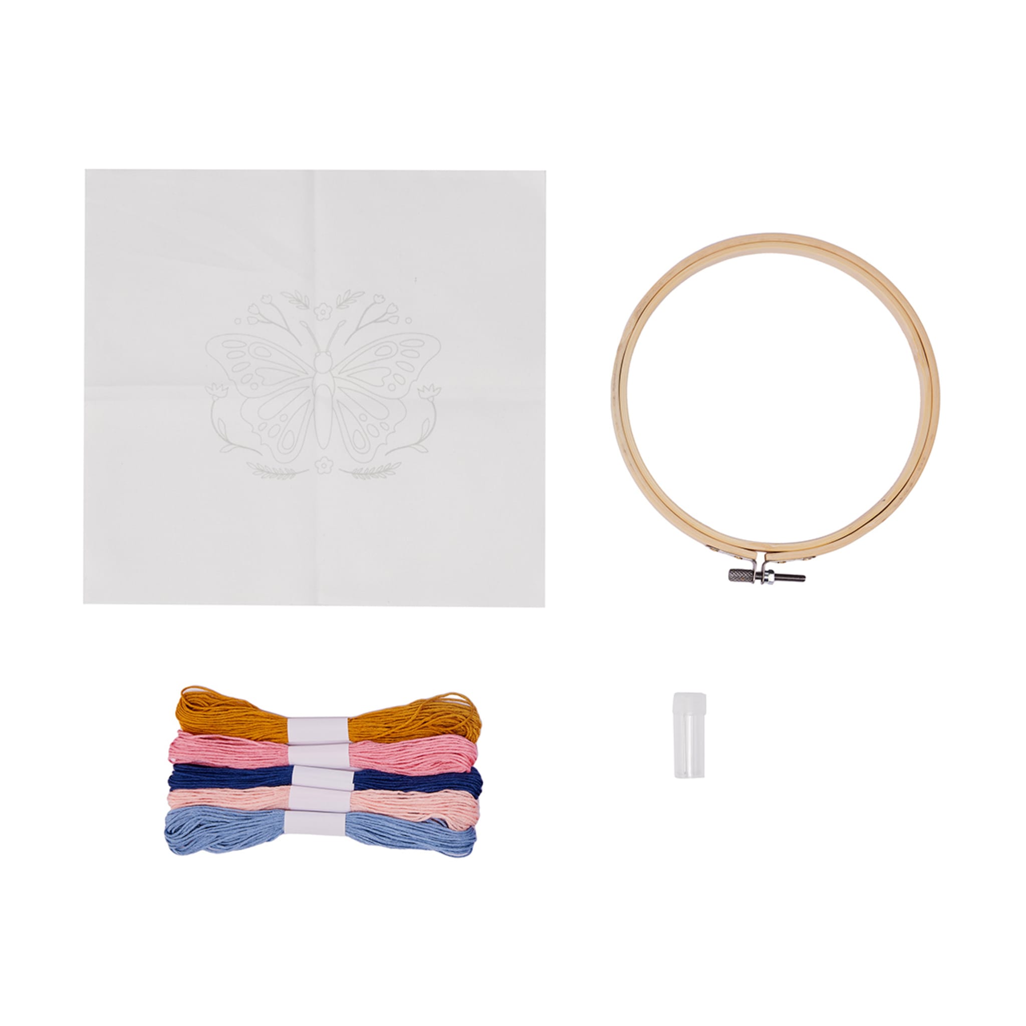Embroidery Kit Butterfly Kmart