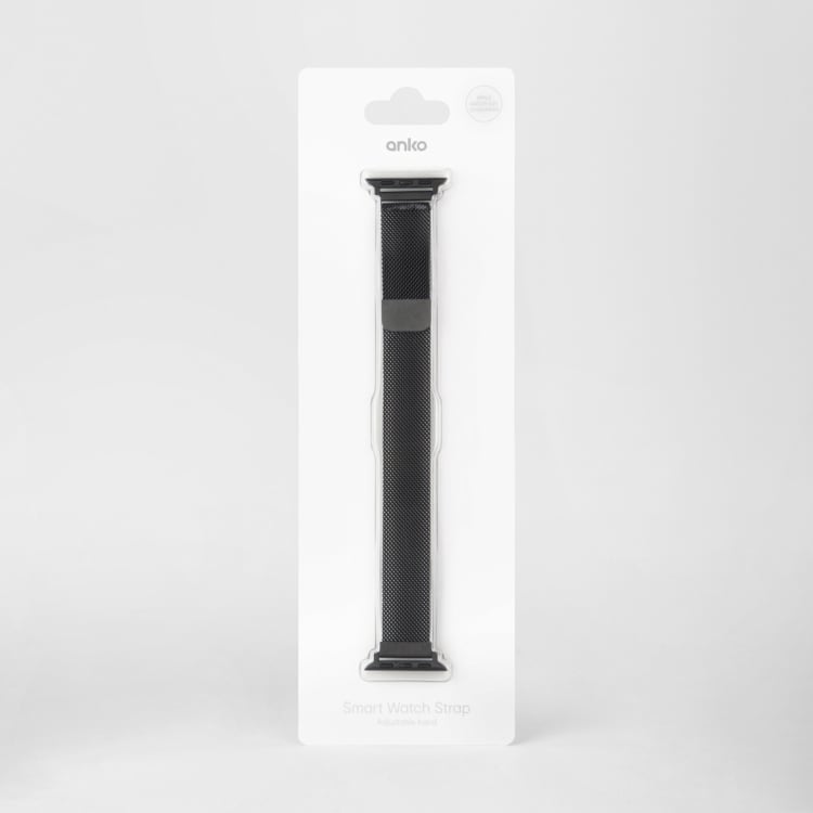 Smart Watch Strap Black Mesh Kmart NZ