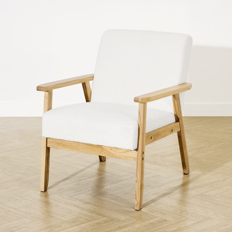 Timber Boucle Chair - Kmart