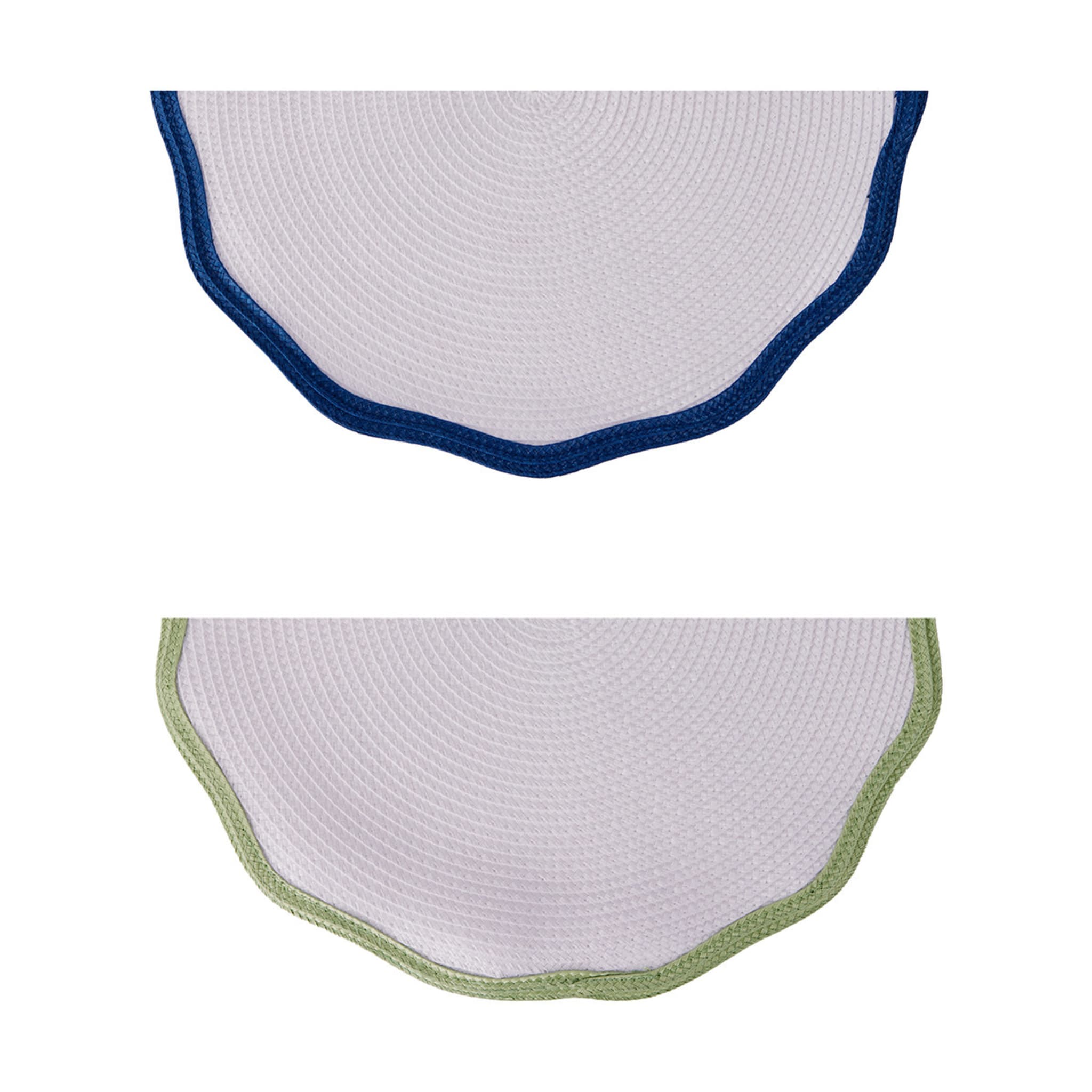 2 Pack Blue and Green Wavy Placemats Kmart