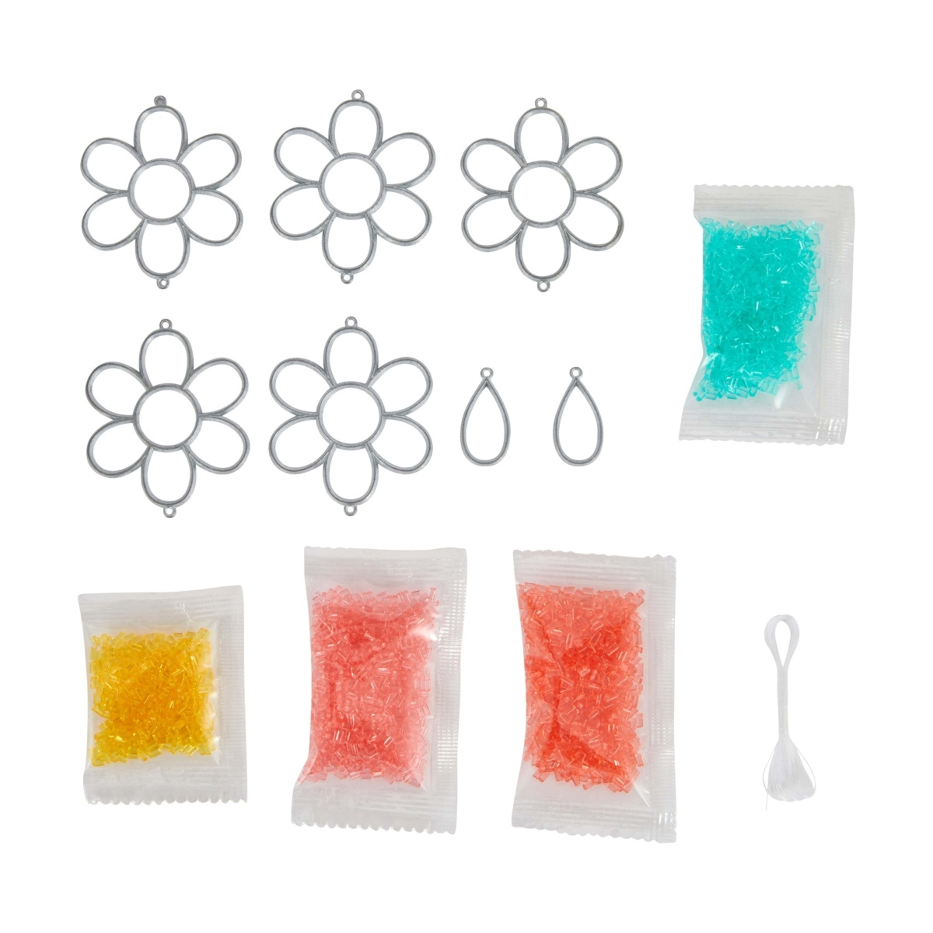 2 Sun Catcher Hanging Flowers Craft Kit, 2 of 3