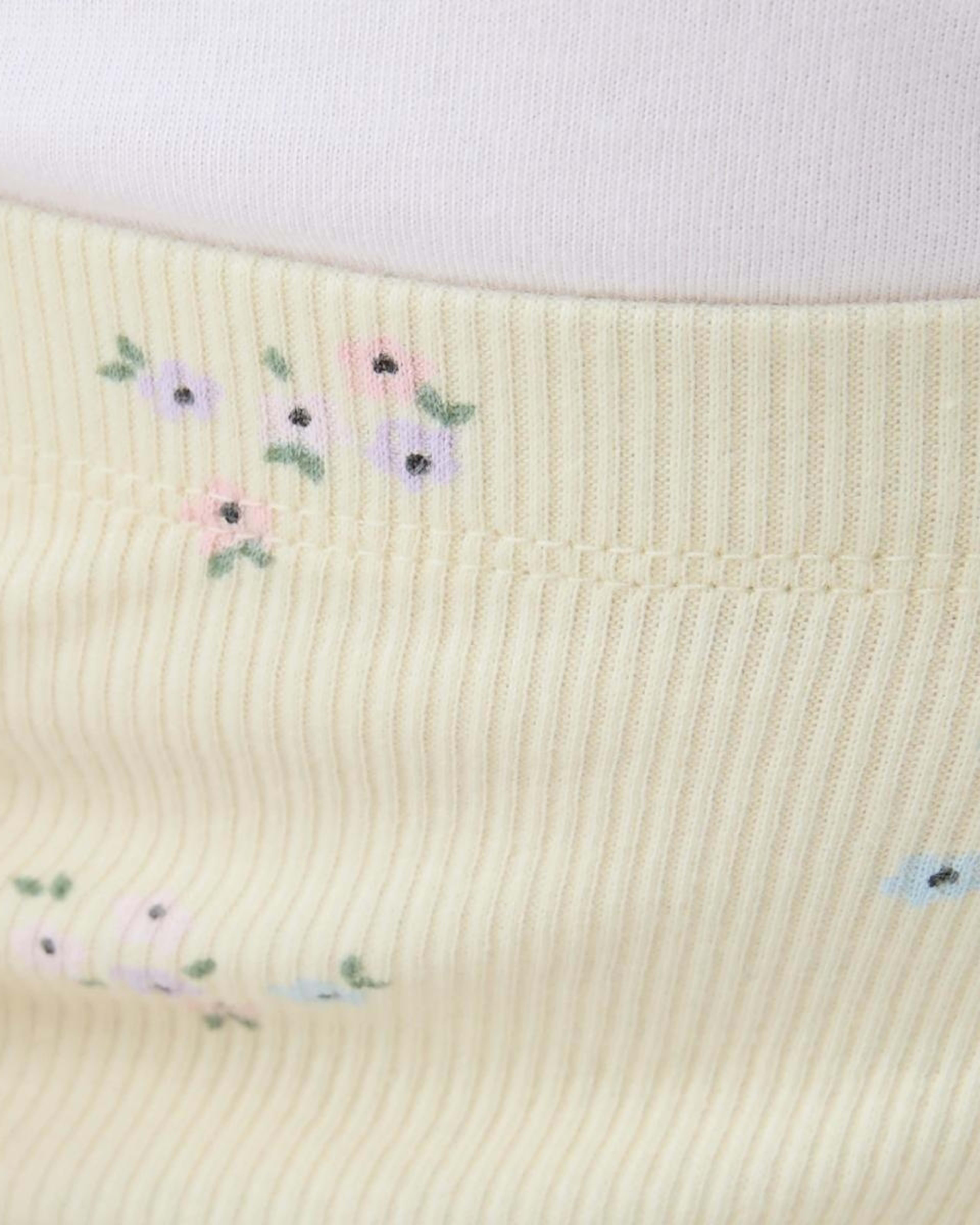 3 Printed Rib Bike Shorts BLUSH BLOOMS FLORALS SORBET, 3 of 5