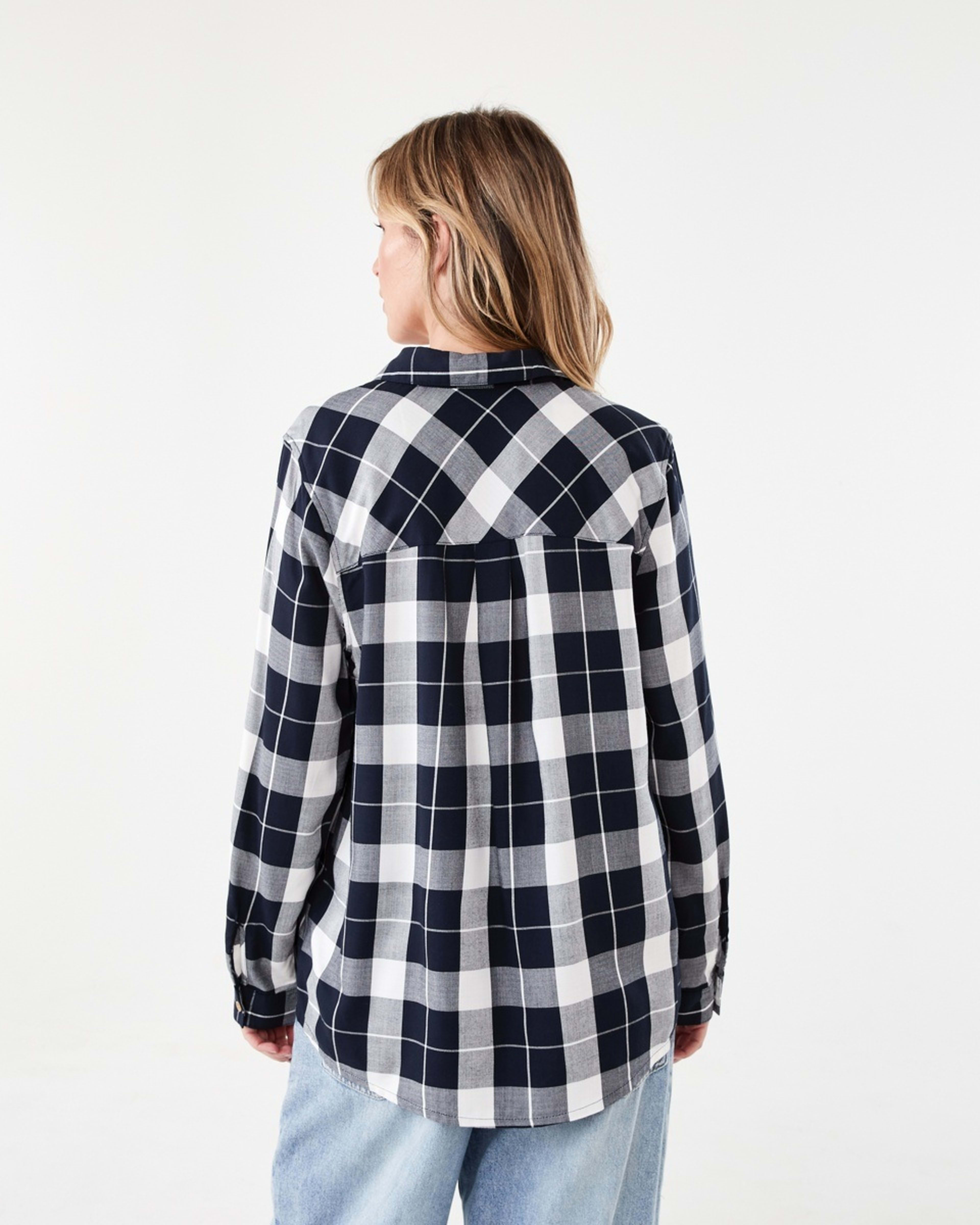 3 Long Sleeve Twill Shirt Skycap Chk, 3 of 7