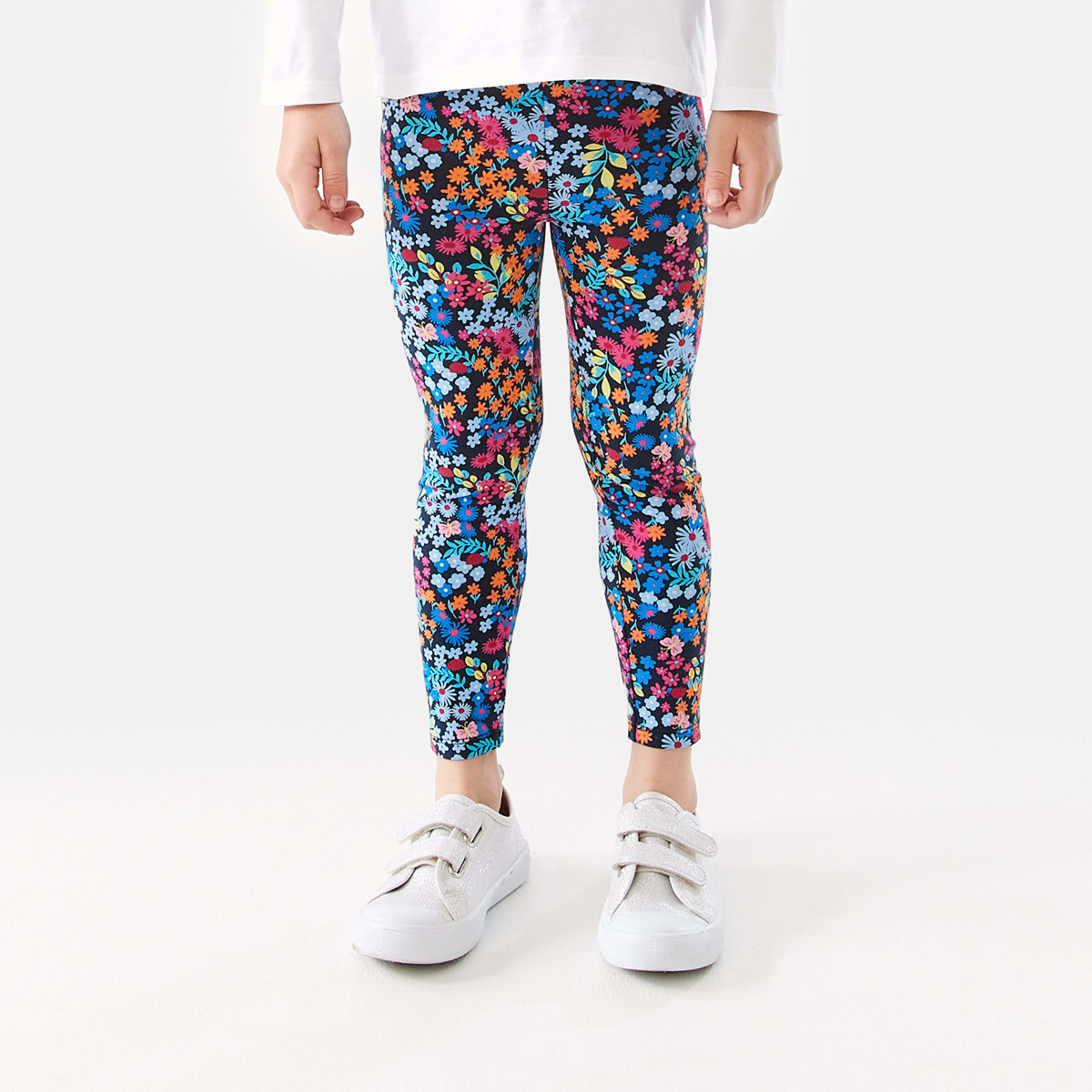 1 Print Leggings Nvy Ditsy, 1 of 8