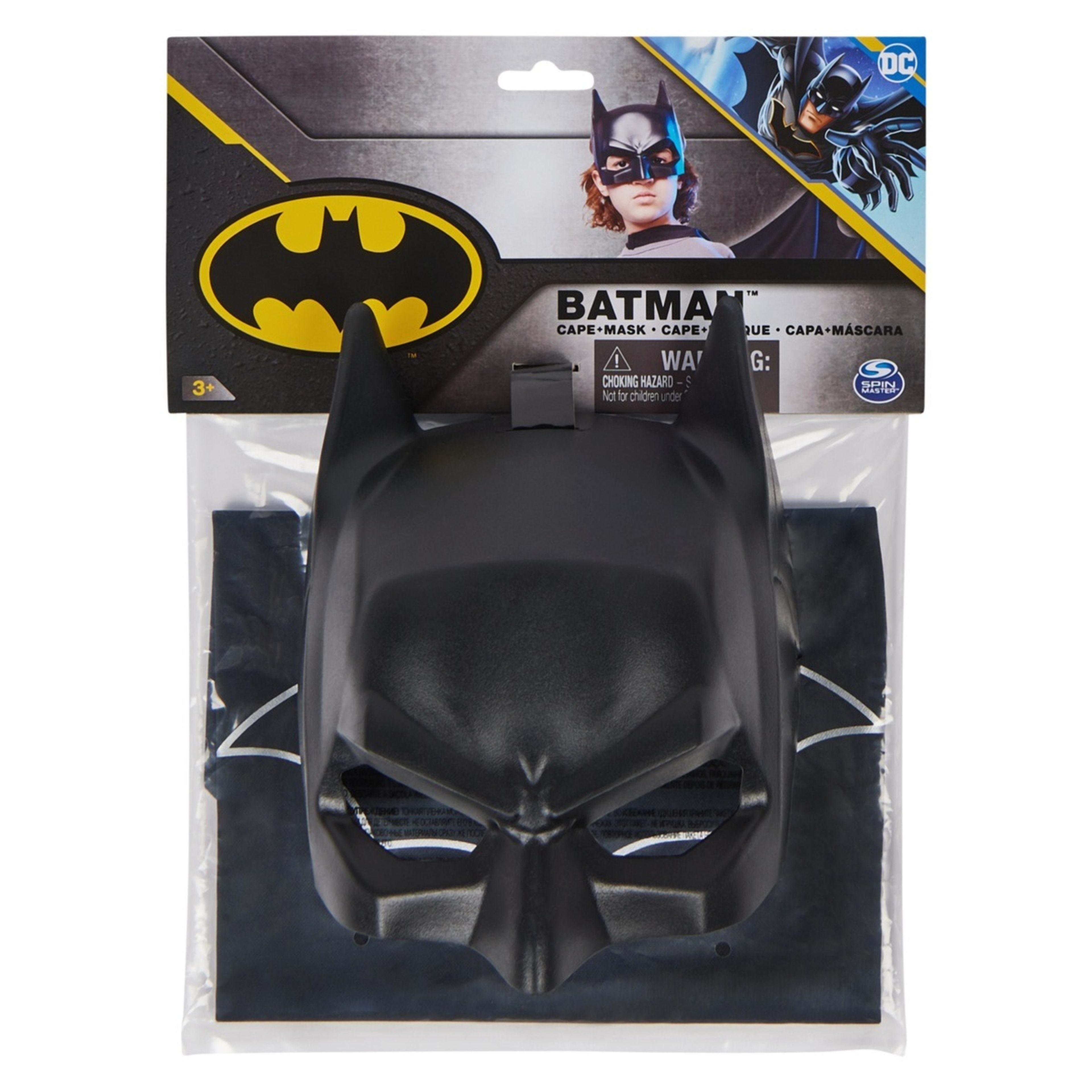 1 DC Comics Batman Cape & Mask Costume Set -  Ages 3+, 1 of 7