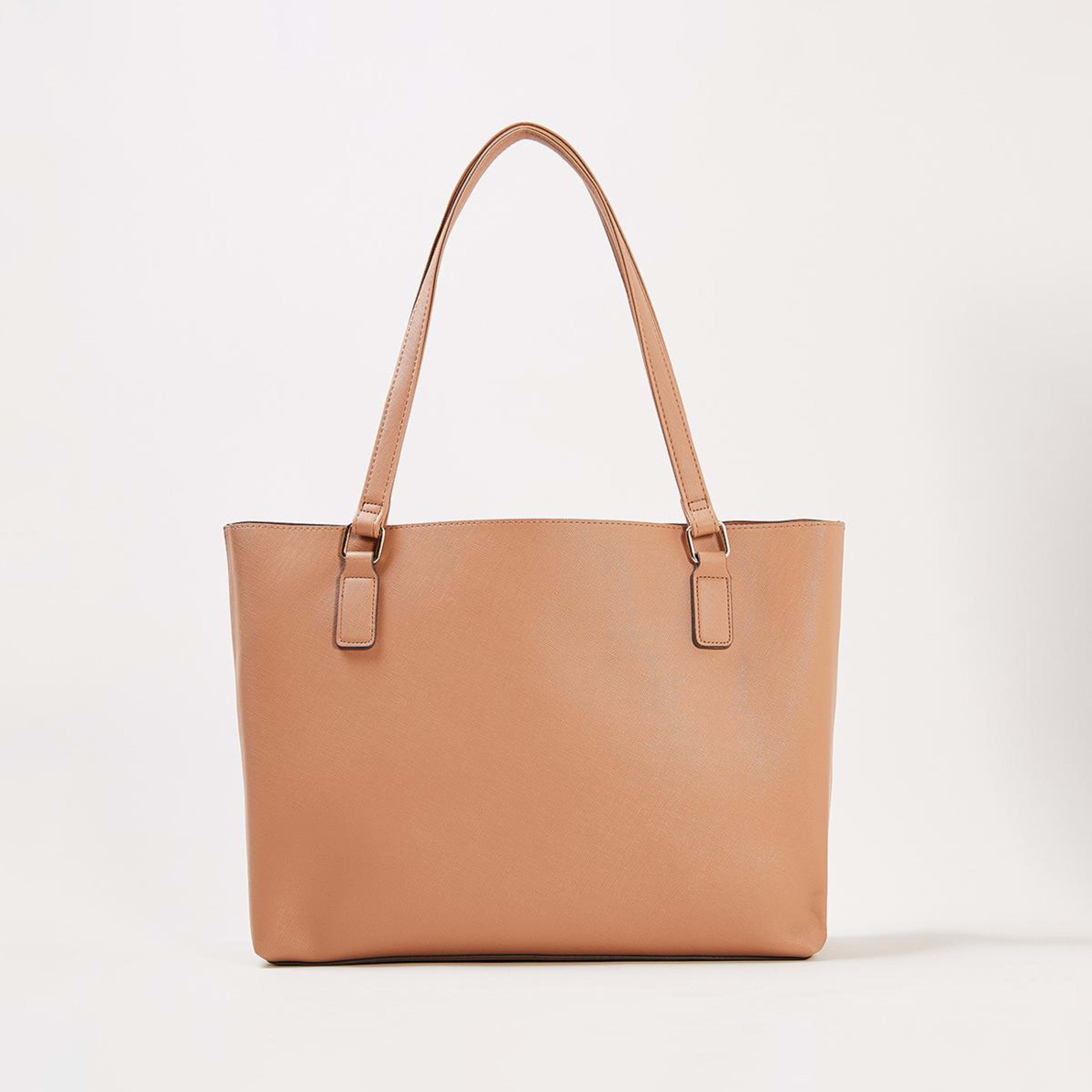 1 Pocket Tote Bag Light Tan, 1 of 9