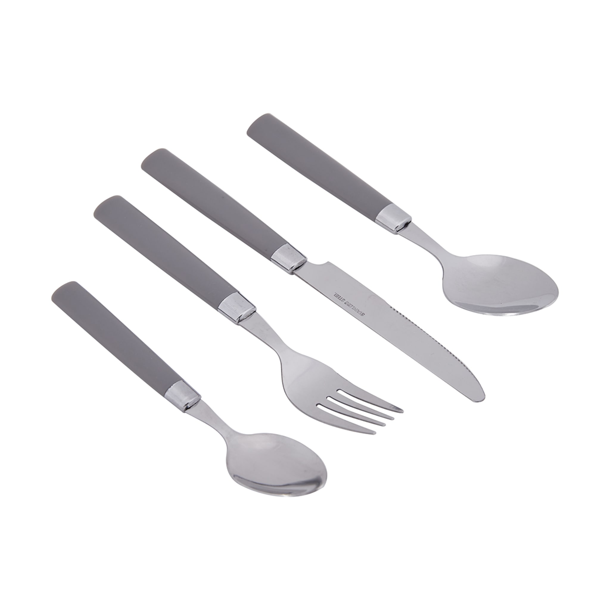16 Piece Camp Cutlery with Pouch Kmart