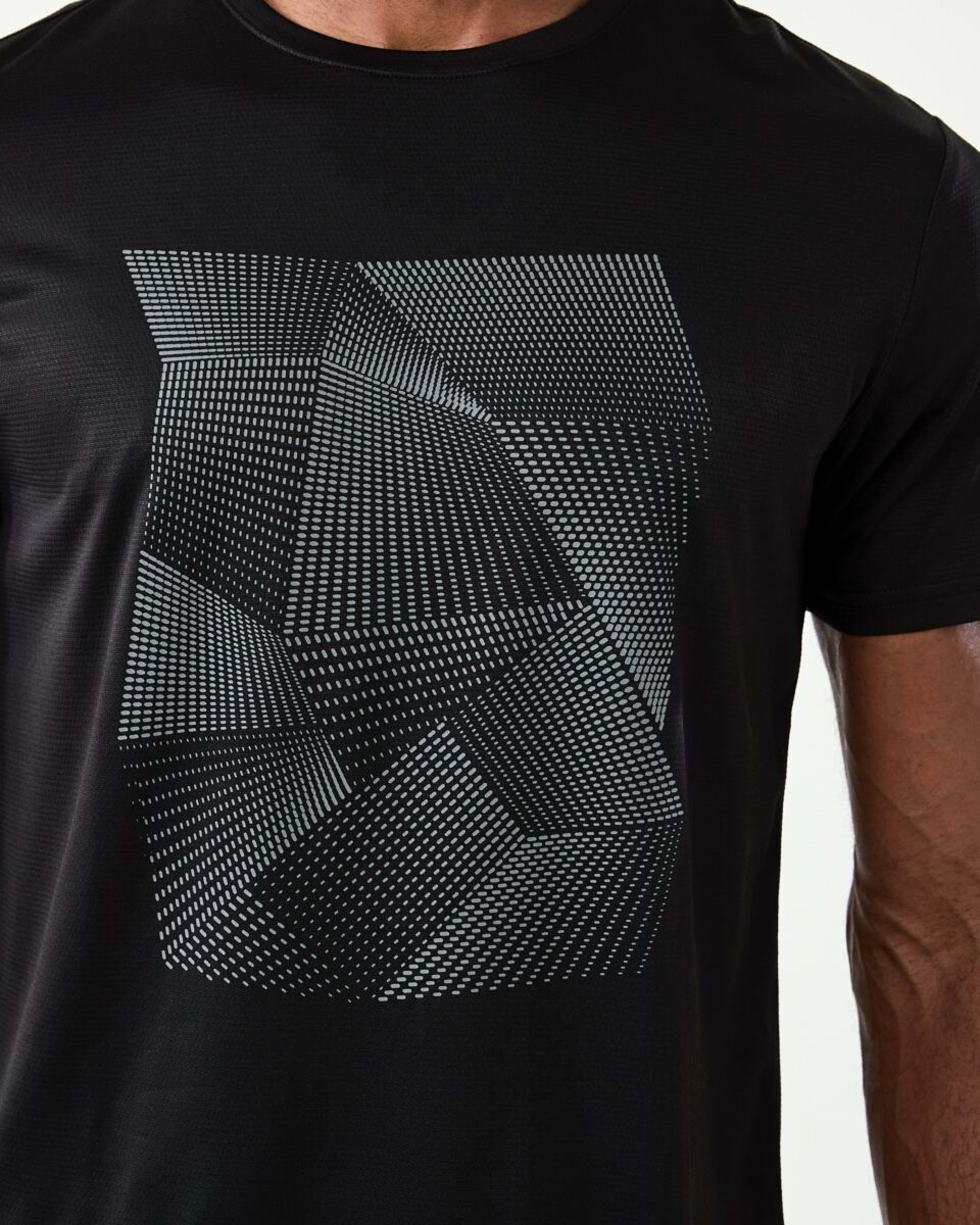 4 Active Mens Printed T-shirt Folded Geo, 4 of 5