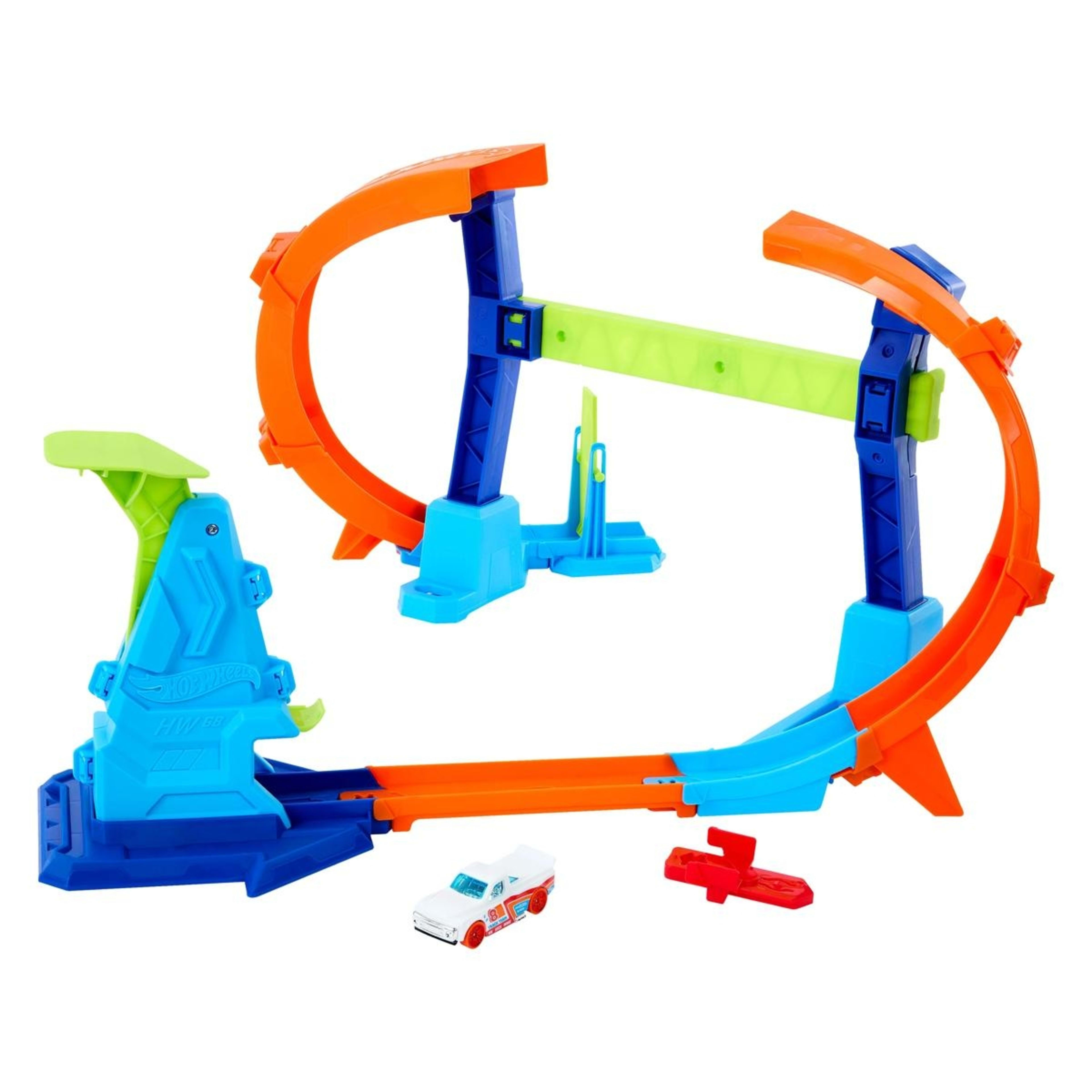 4 Hot Wheels Stunt Tracks Playset - Assorted, 4 of 7