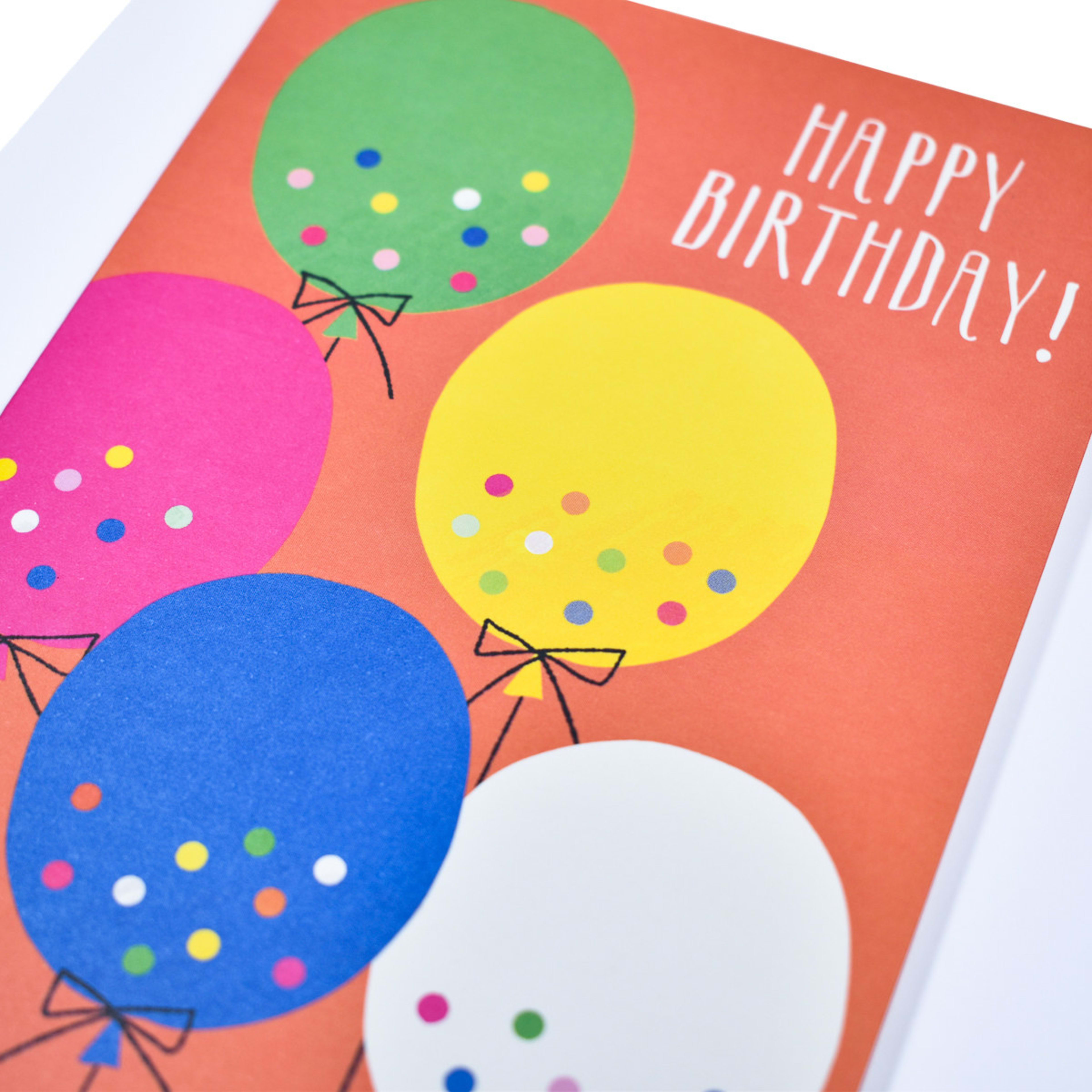 Hallmark Birthday Card - Confetti Balloons - Kmart