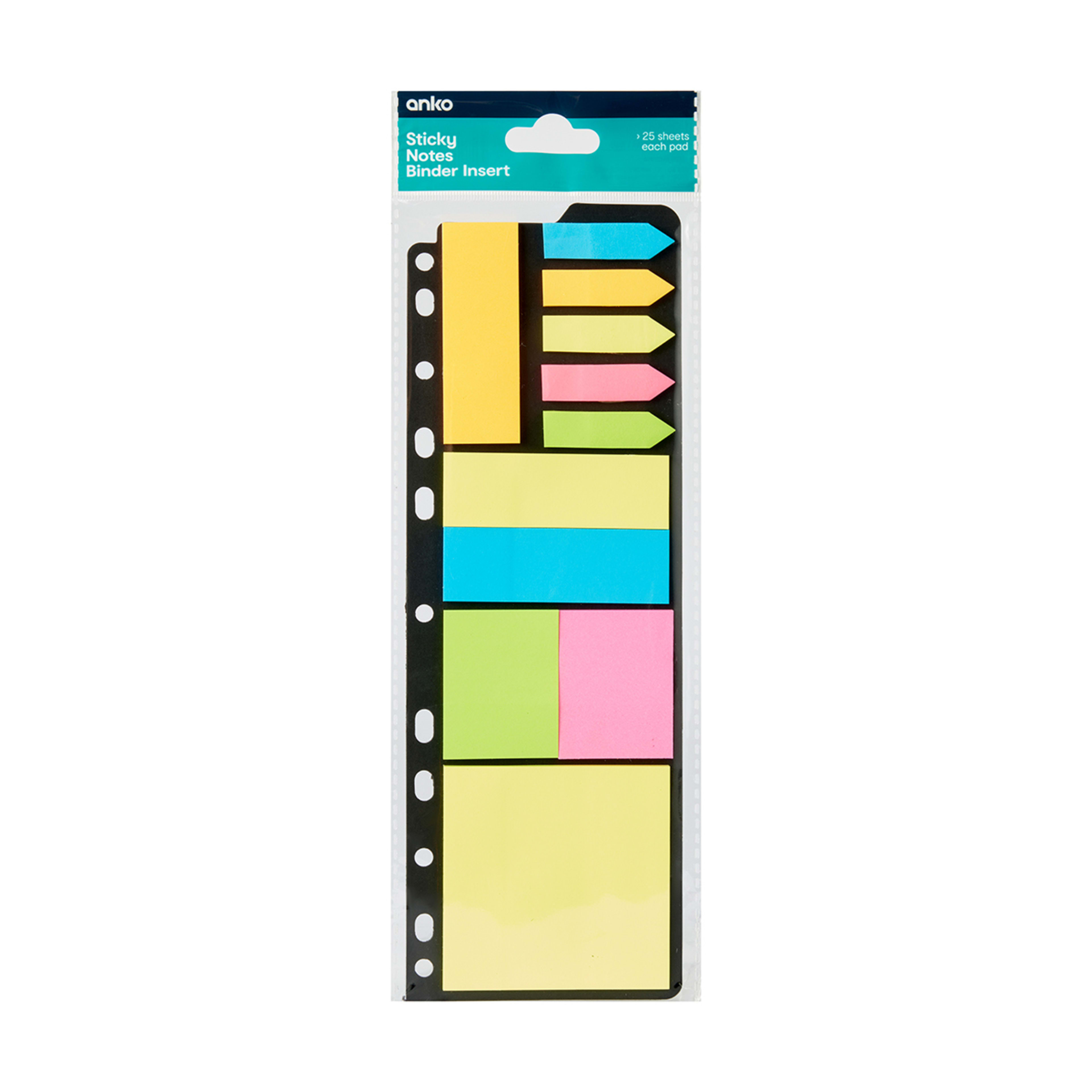 Sticky Notes Binder Insert Kmart NZ