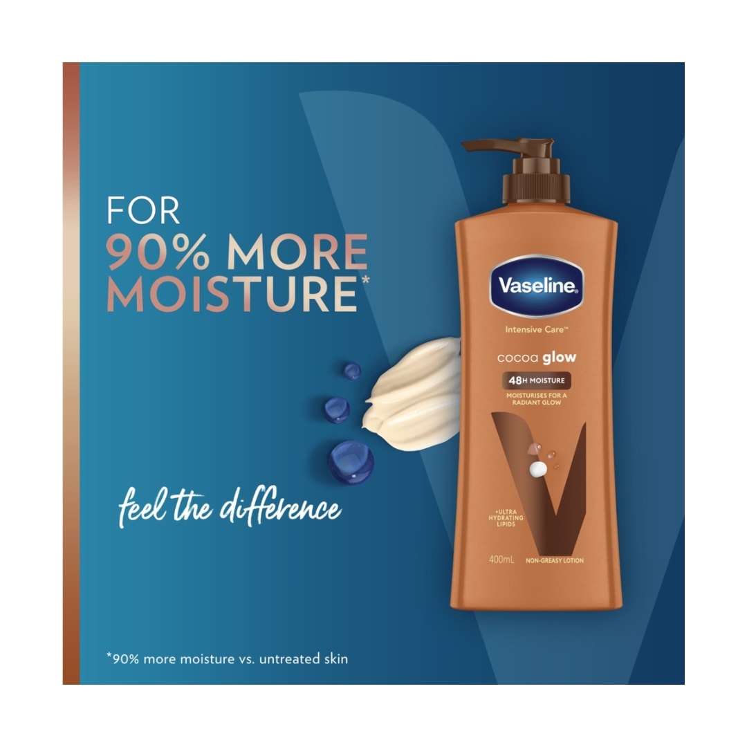Vaseline Cocoa Glow Intensive Care Body Lotion 400ml Kmart