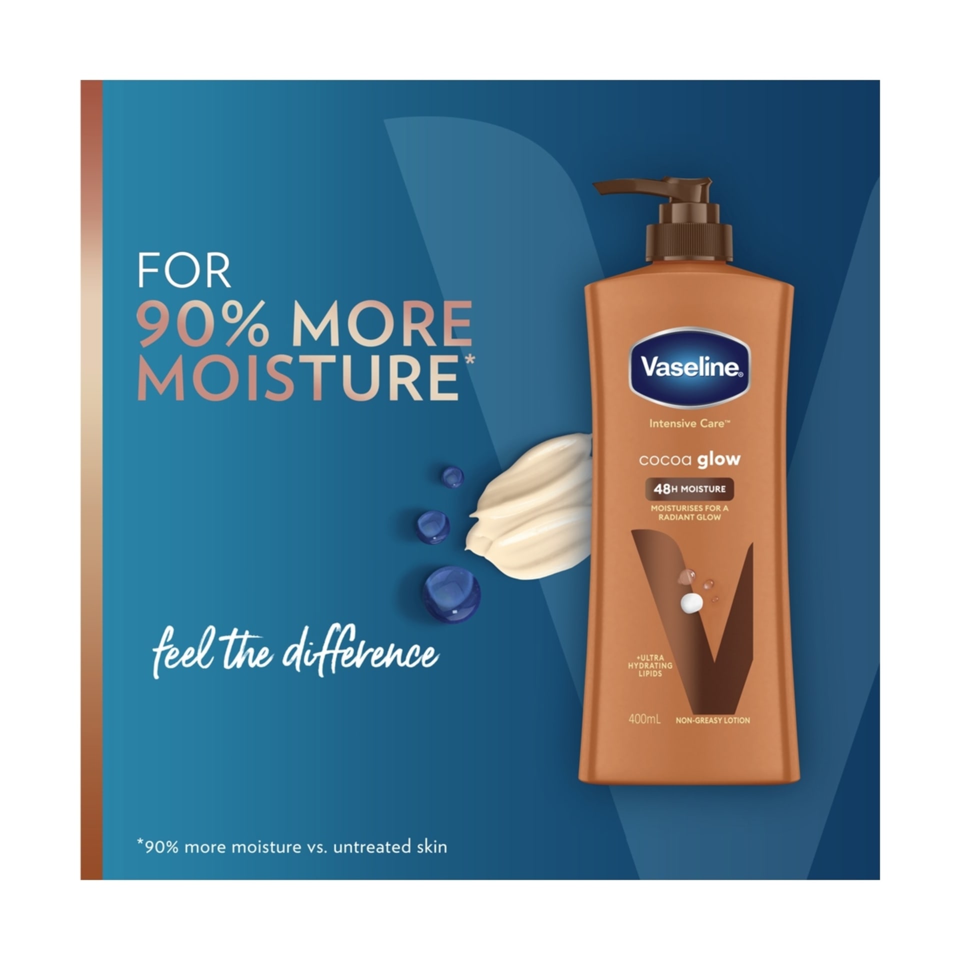 Vaseline Cocoa Glow Intensive Care Body Lotion 400ml Kmart