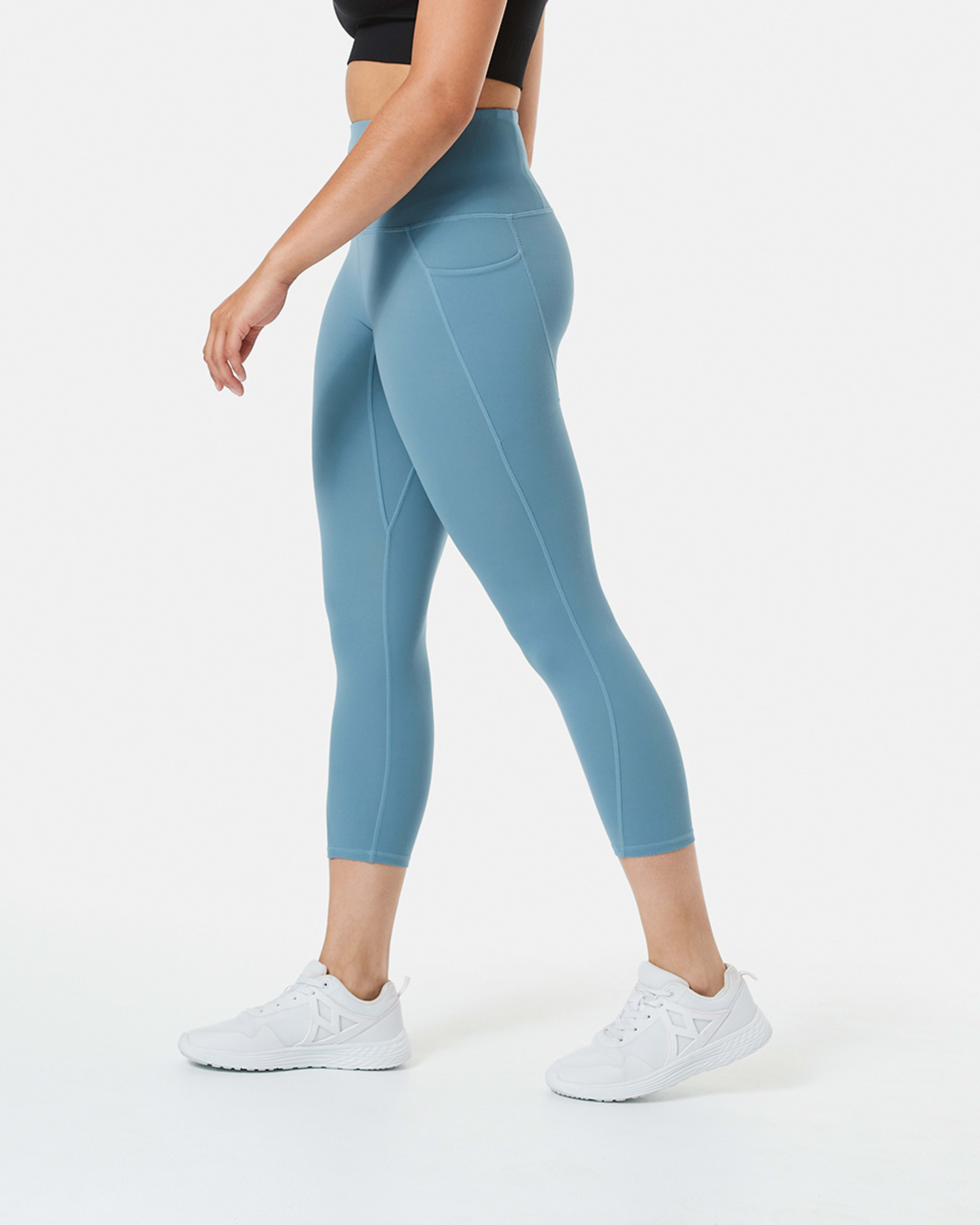 Active Womens Crop Ultimate Yoga Leggings Kmart