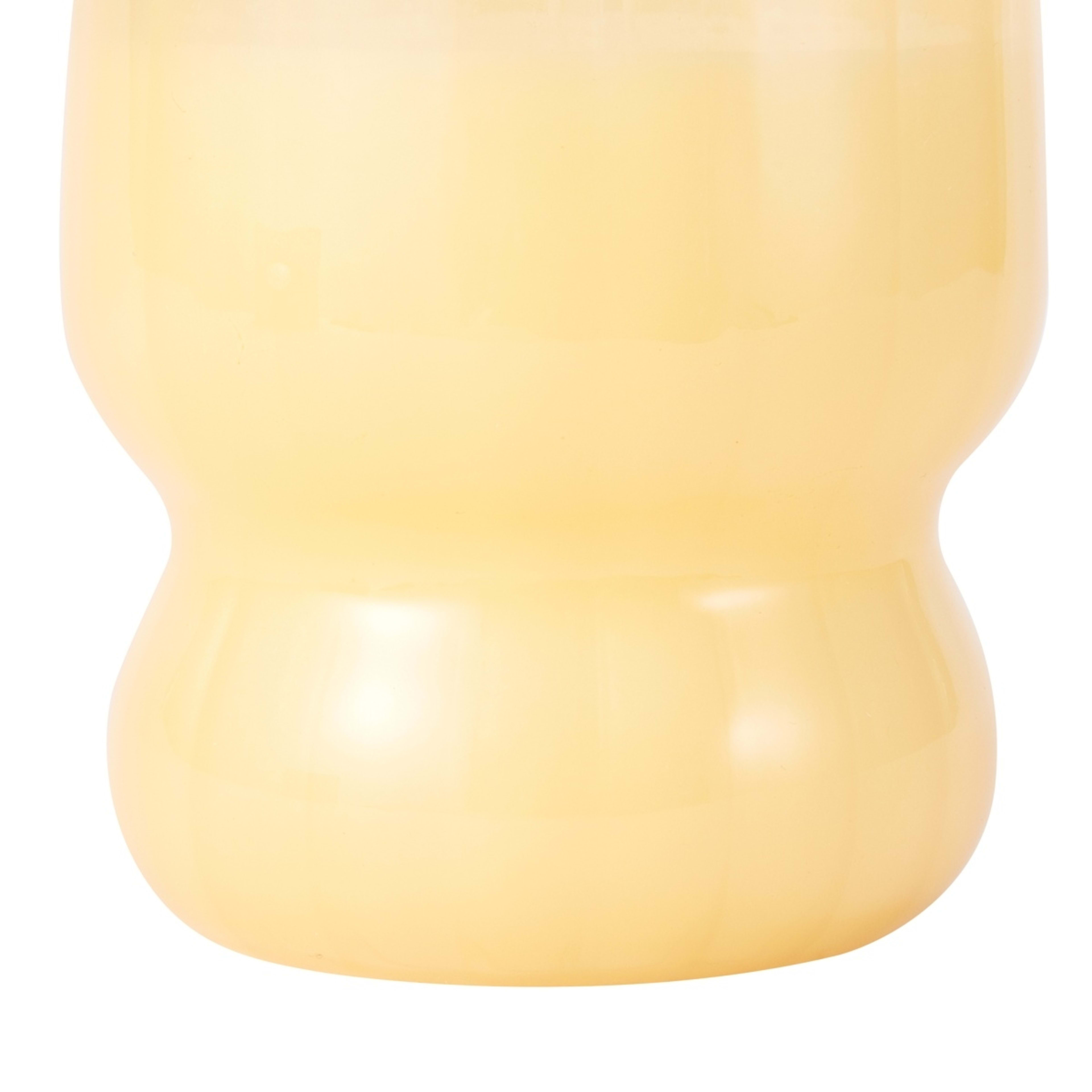 5 Citrus and Floral Swirl Glass Candle - Yellow, 5 of 8