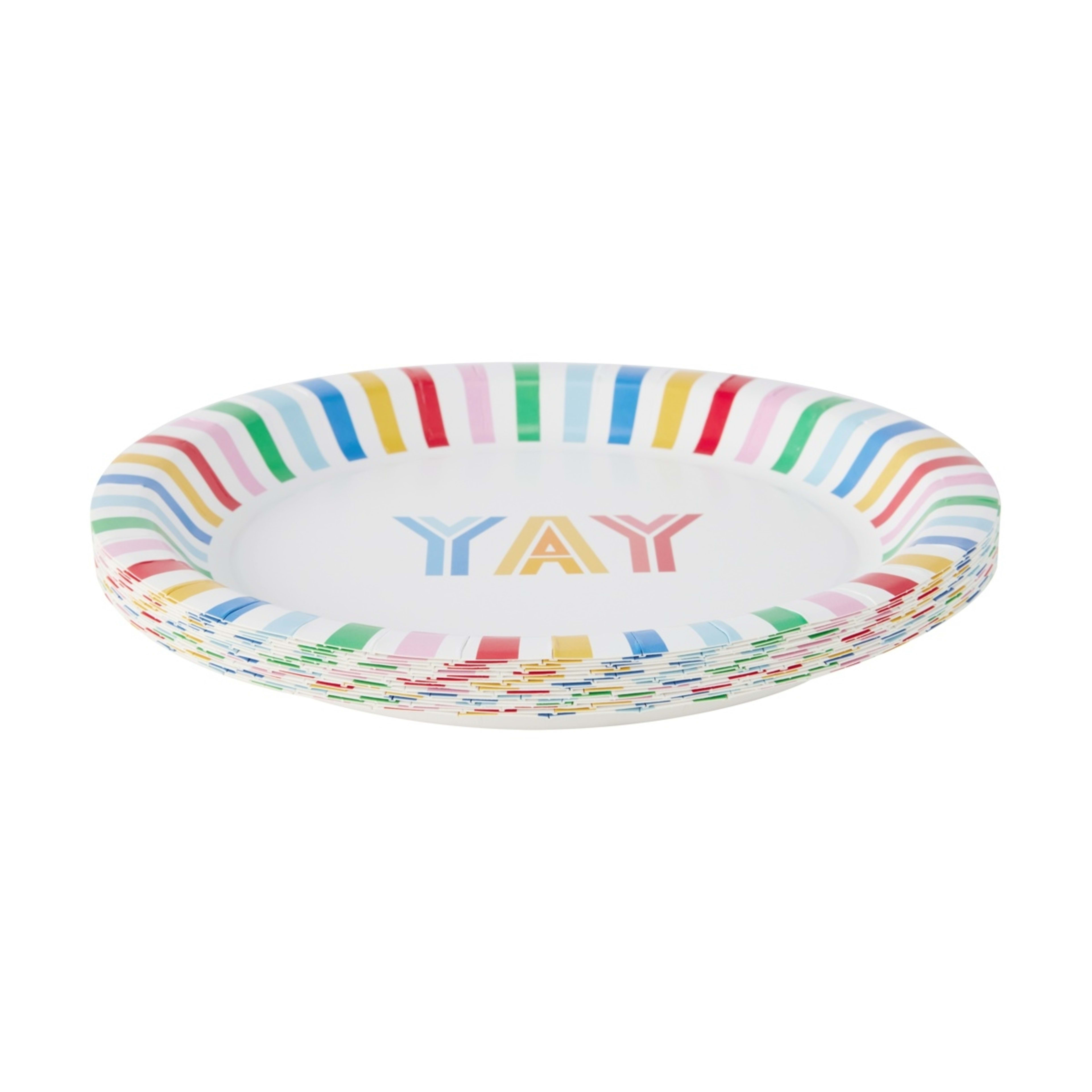 3 16 Piece Bright Paper Plates, 3 of 6