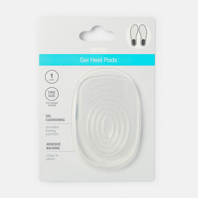 Gel Heel Pads Clear Kmart