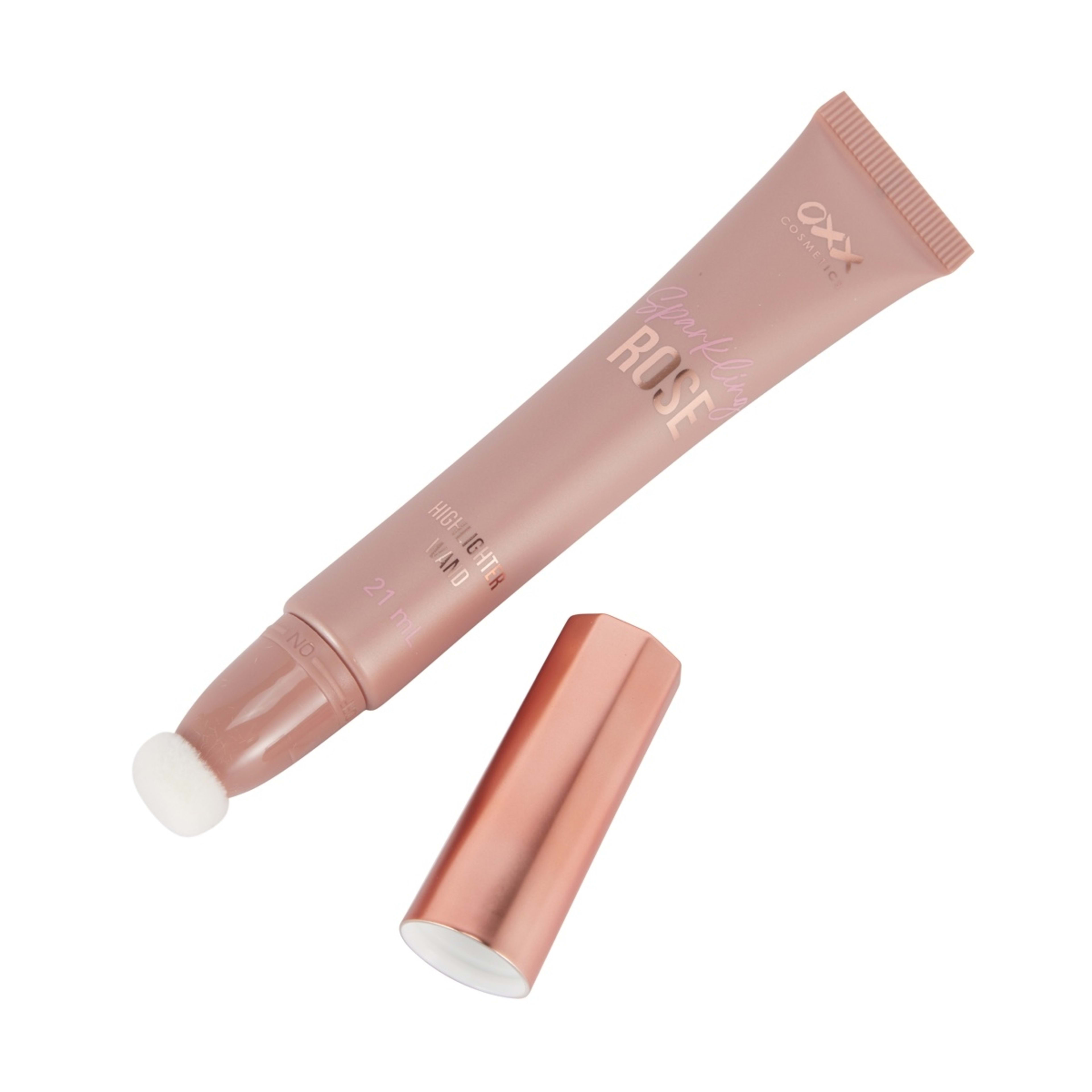 2 OXX Cosmetics Sparkling Rose Highlighter Wand - Beam, 2 of 9