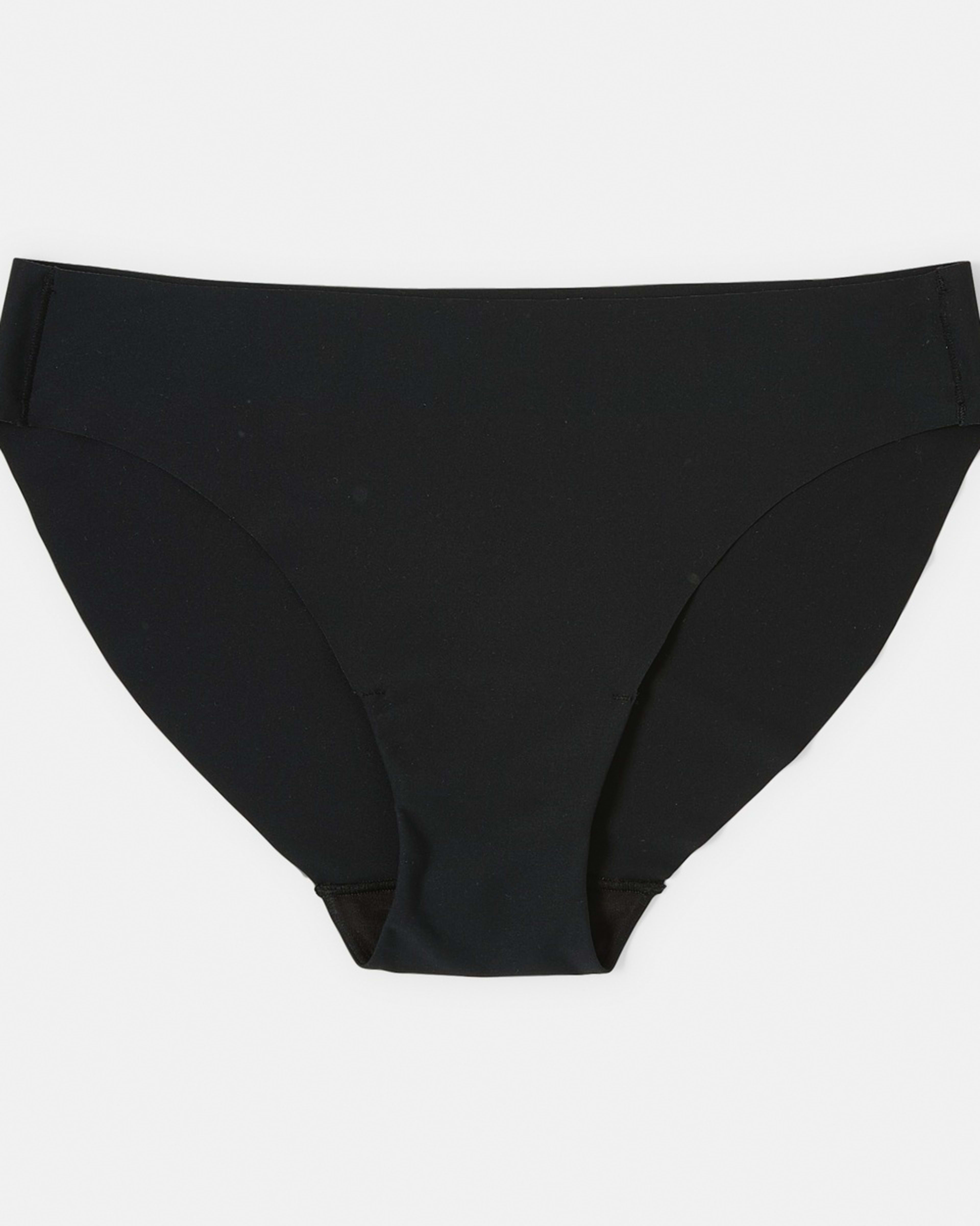 5 3 Pack No Show Bikini Briefs BLACK, 5 of 6