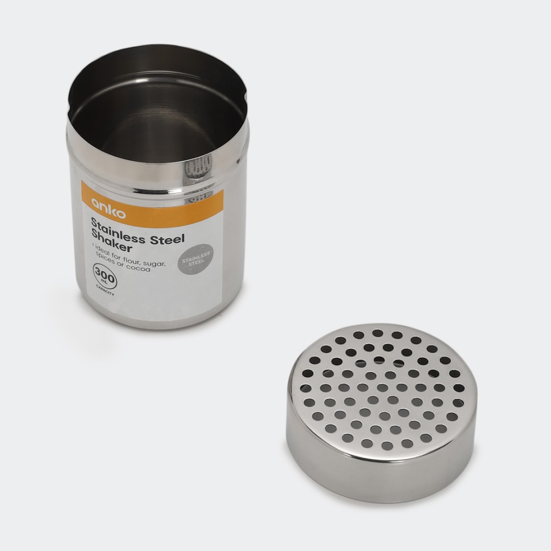 300ml Stainless Steel Shaker Kmart
