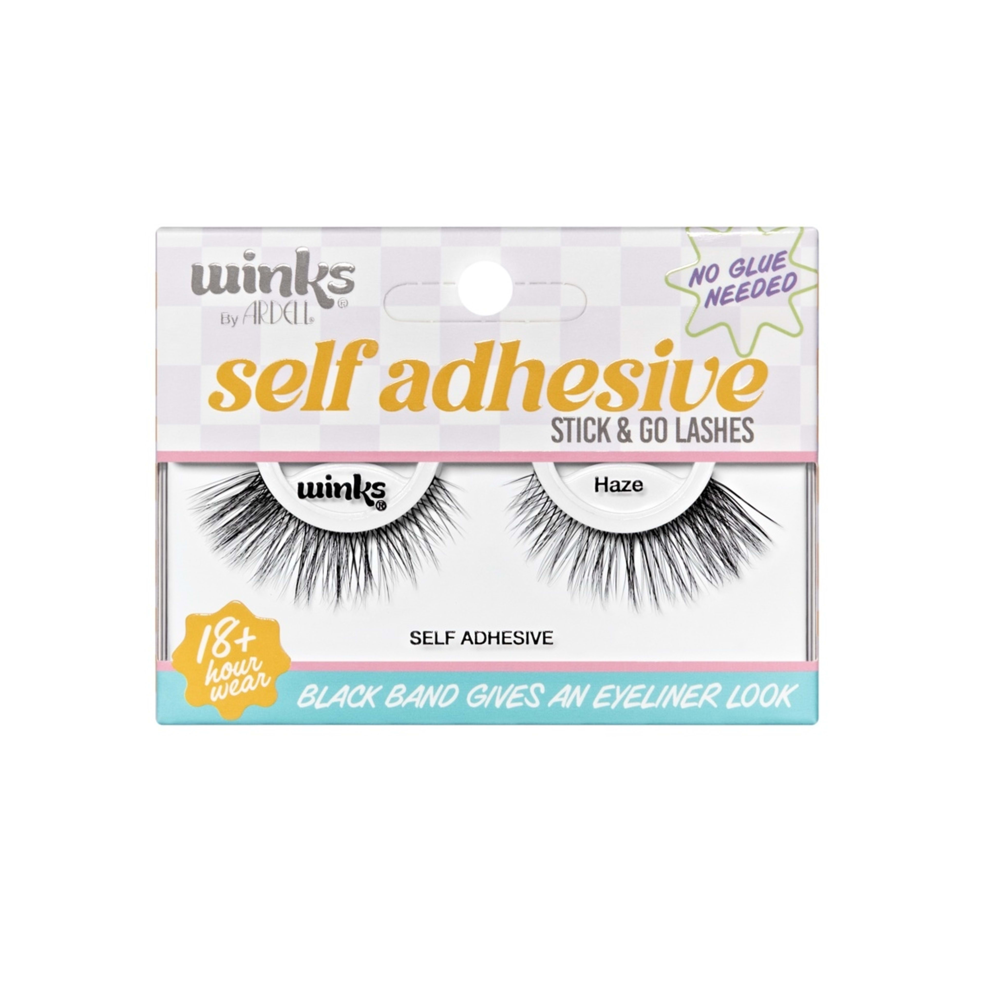 1 Ardell Winks Self-Adhesive Stick and Go Lashes - Haze