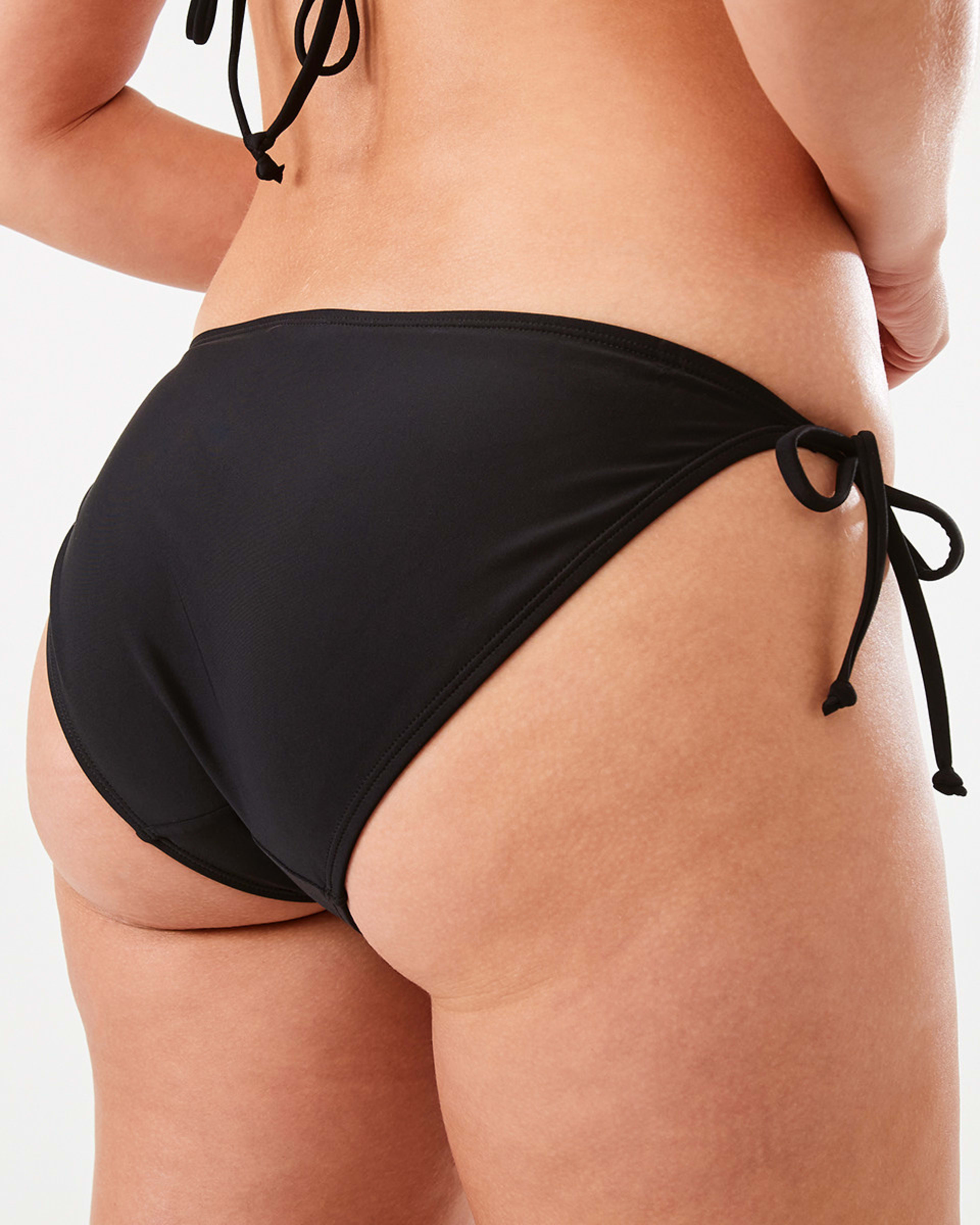 3 String Bikini Briefs Black, 3 of 7
